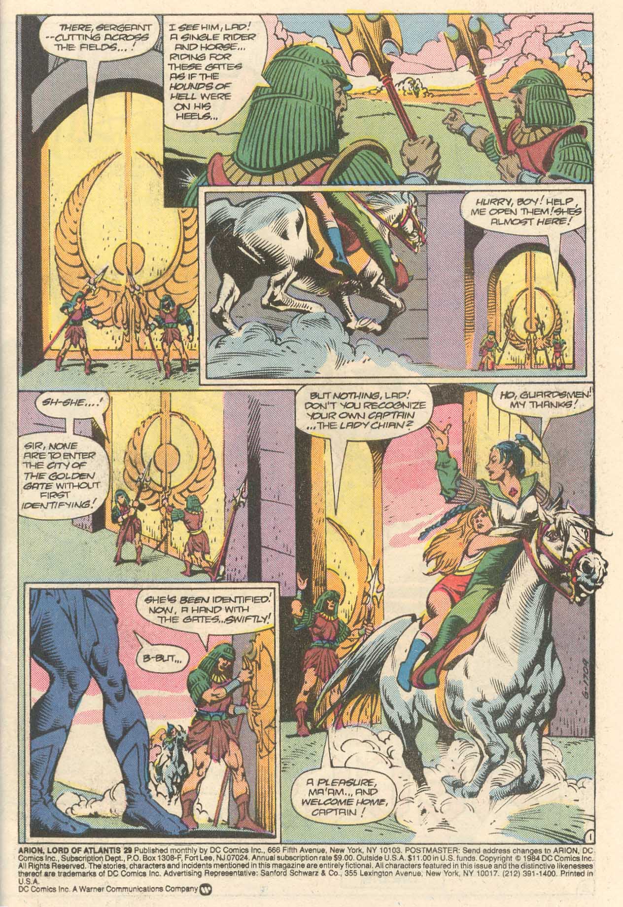 Read online Arion, Lord of Atlantis comic -  Issue #29 - 2