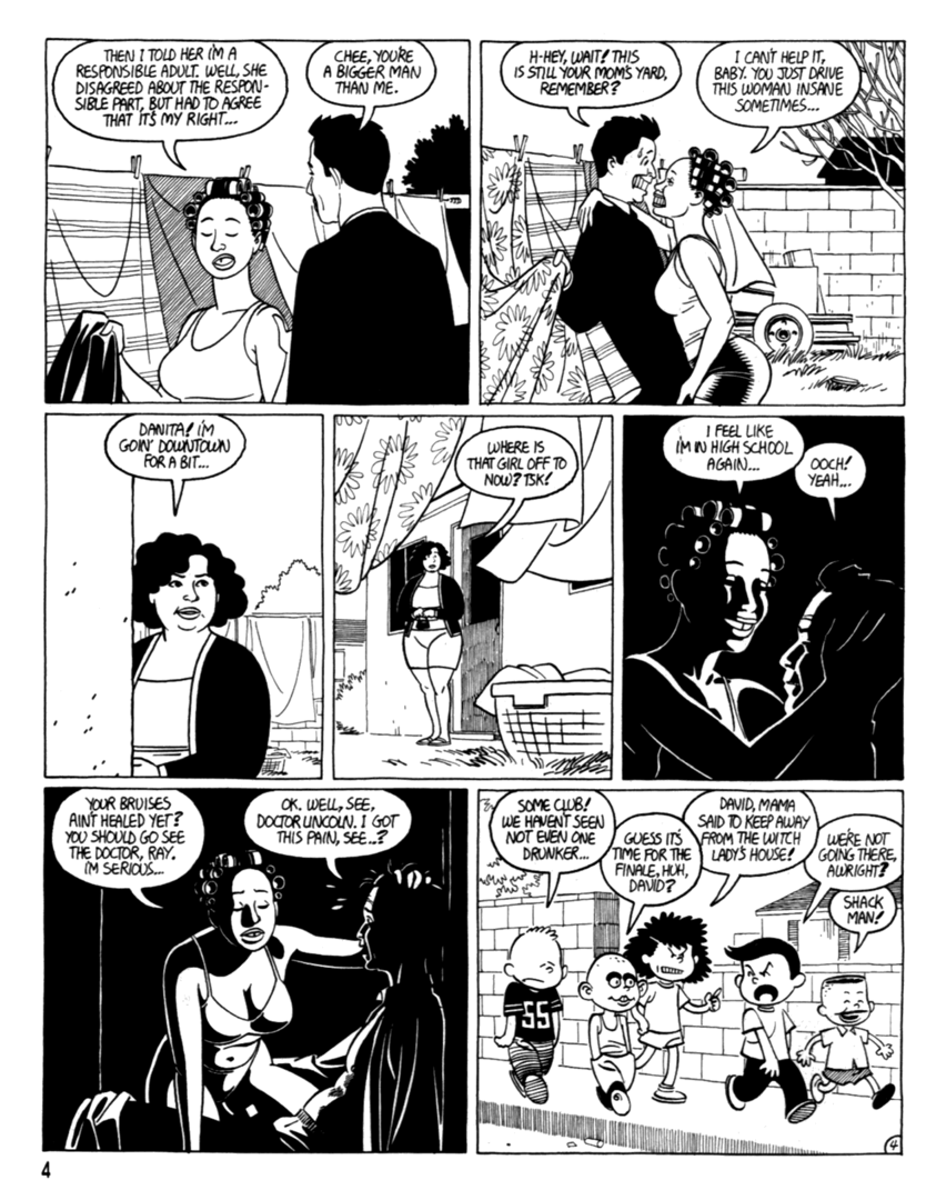Read online Love and Rockets (1982) comic -  Issue #37 - 6