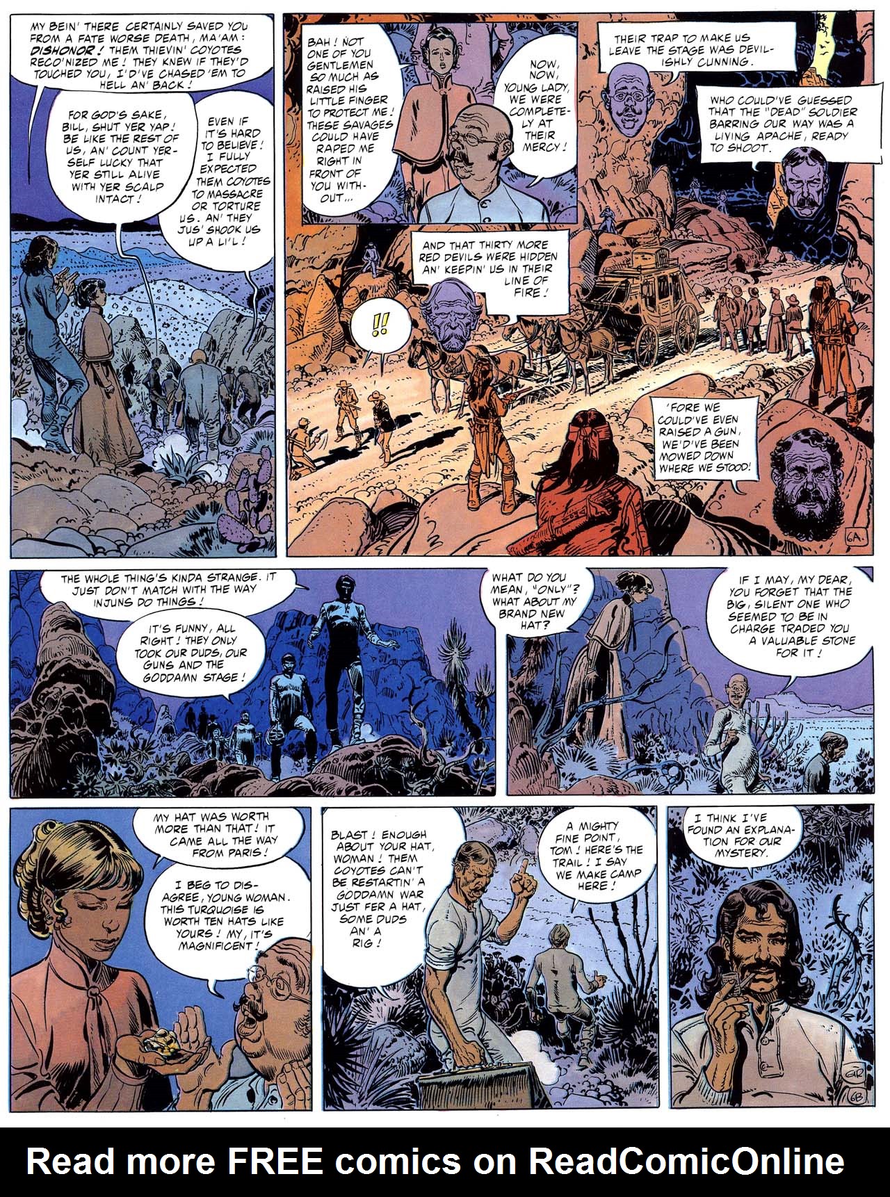 Read online Epic Graphic Novel: Blueberry comic -  Issue #3 - 57
