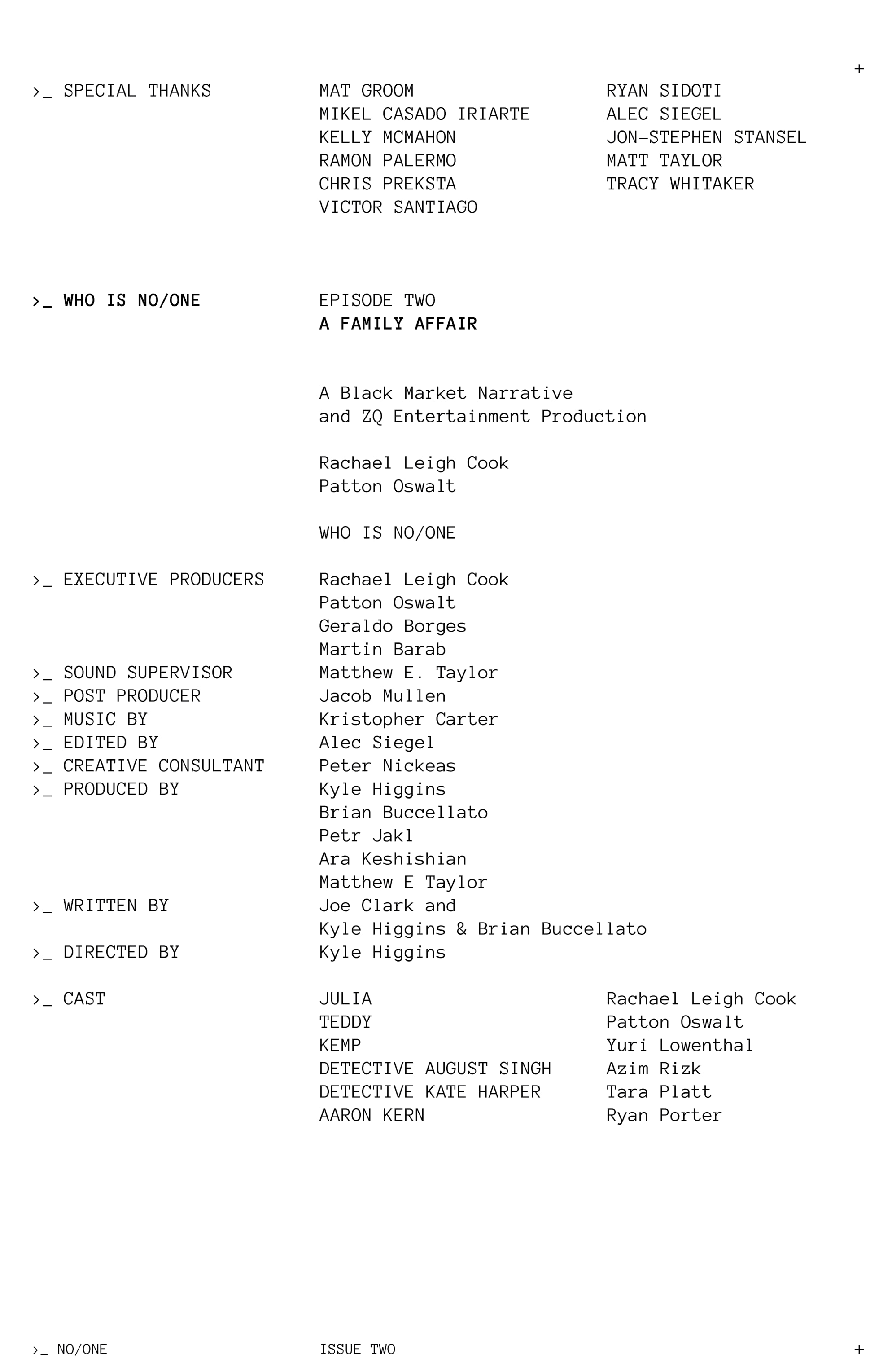 Read online No/One comic -  Issue #2 - 30