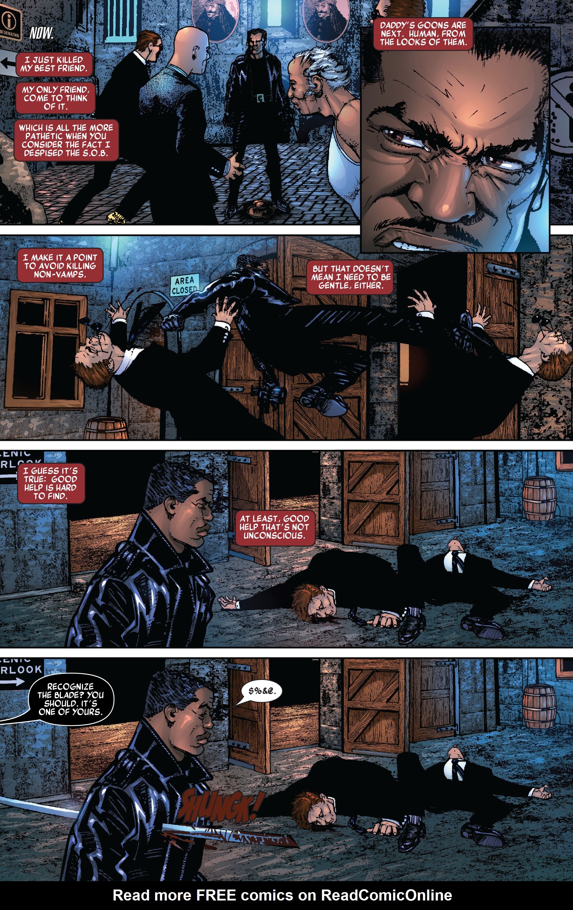 Read online Blade by Marc Guggenheim: The Complete Collection comic -  Issue # TPB (Part 3) - 57