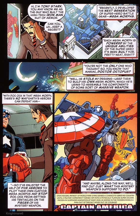 Read online Marvel Megamorphs comic -  Issue #  Captain America - 2