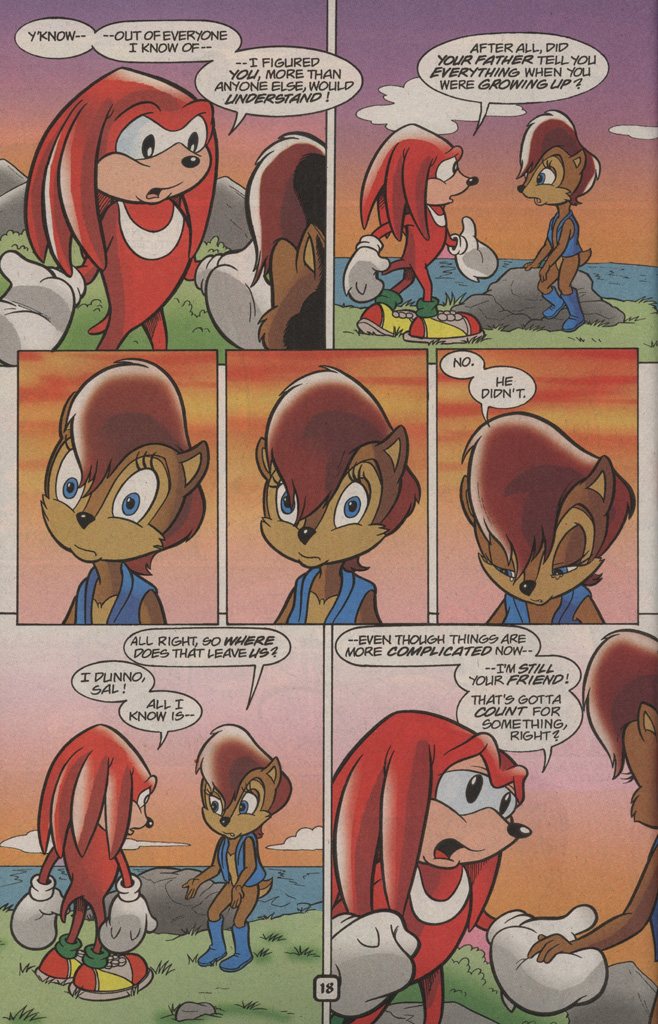 Read online Knuckles the Echidna comic -  Issue #29 - 24