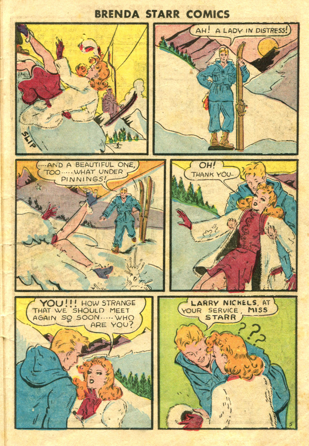 Read online Brenda Starr (1948) comic -  Issue #3 - 7