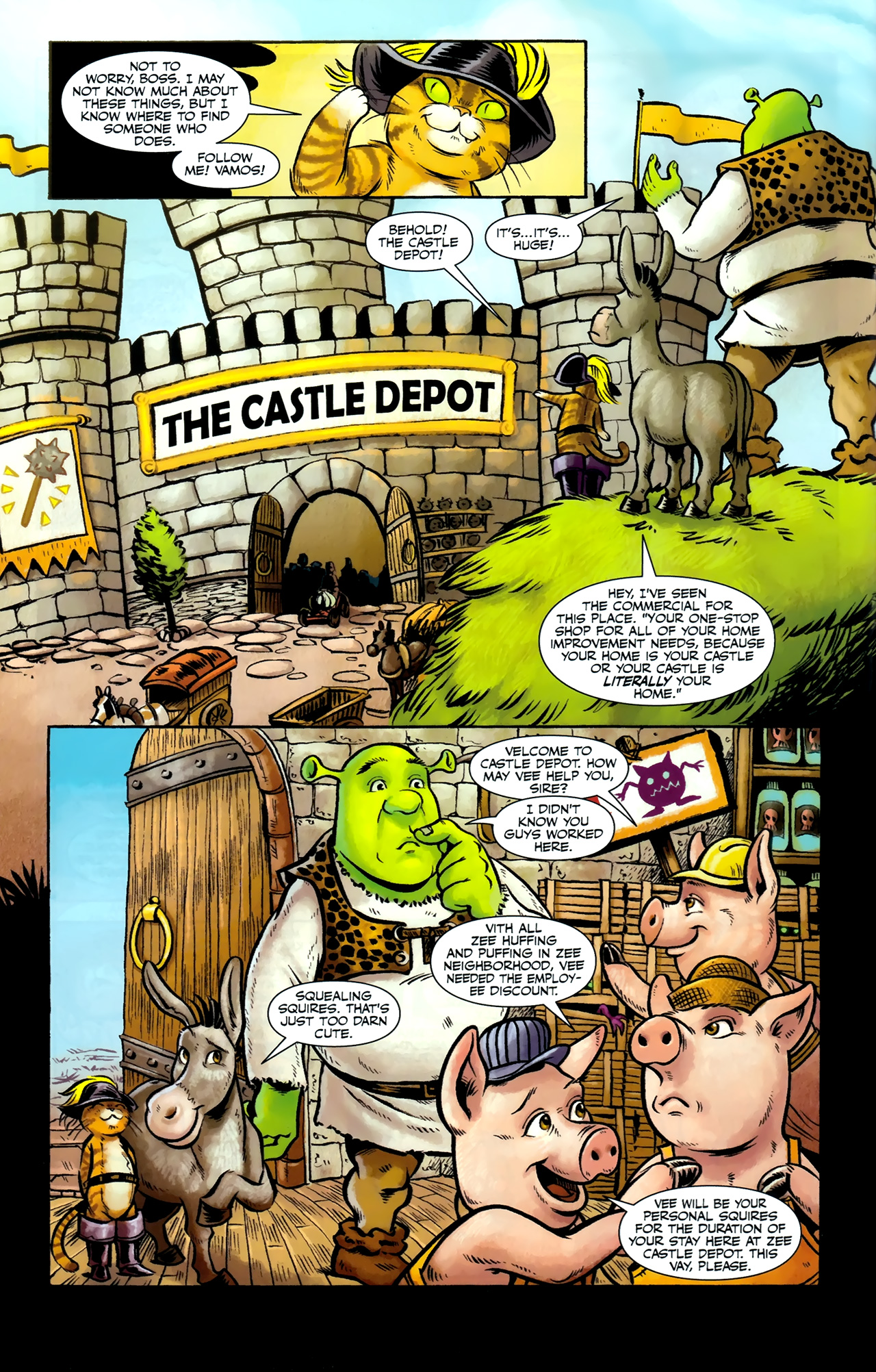 Read online Shrek (2010) comic -  Issue #4 - 8