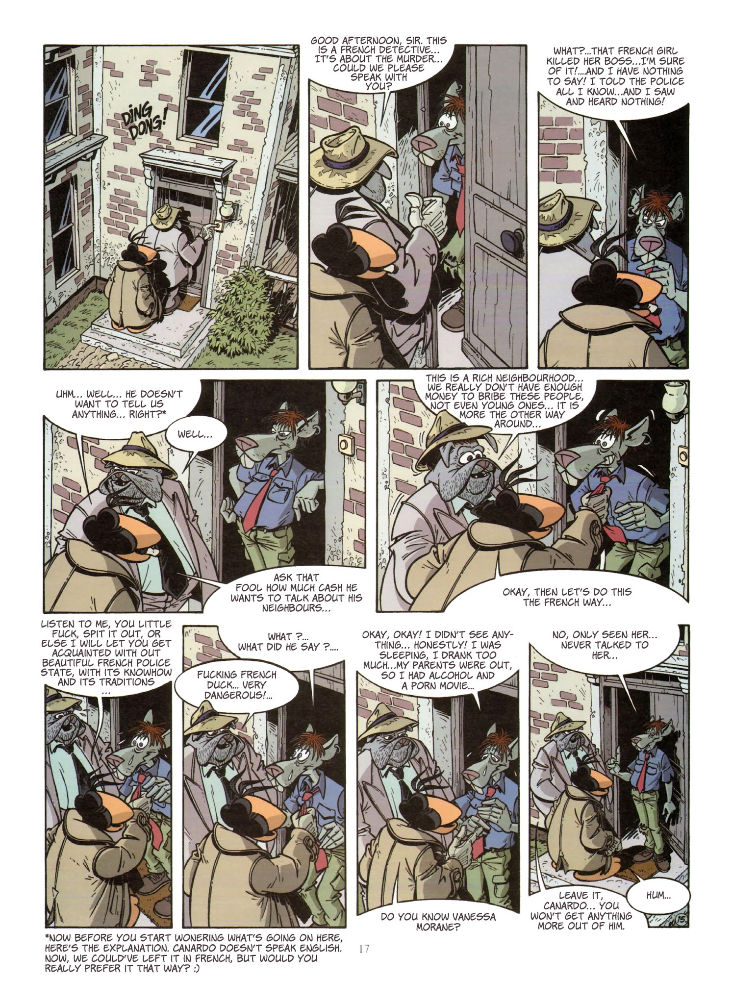 Read online Une enquête de l'inspecteur Canardo comic -  Issue #12 - 18