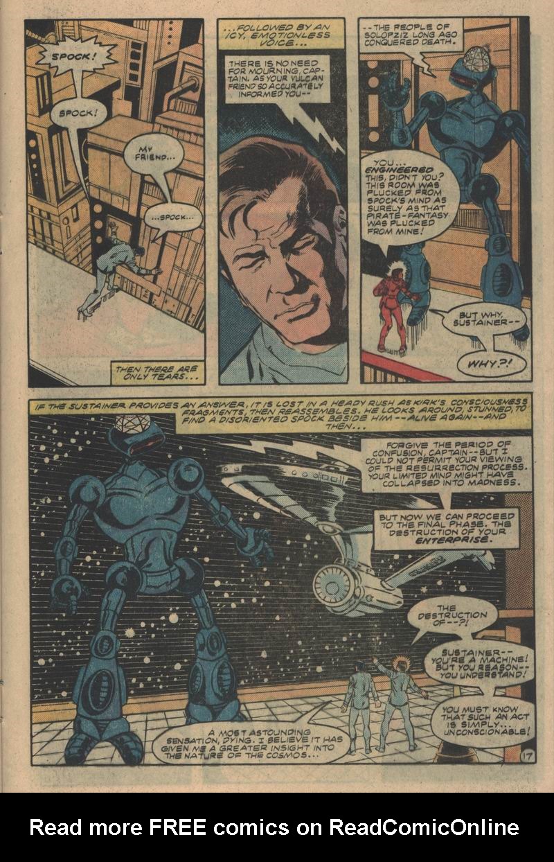 Read online Star Trek (1980) comic -  Issue #18 - 17