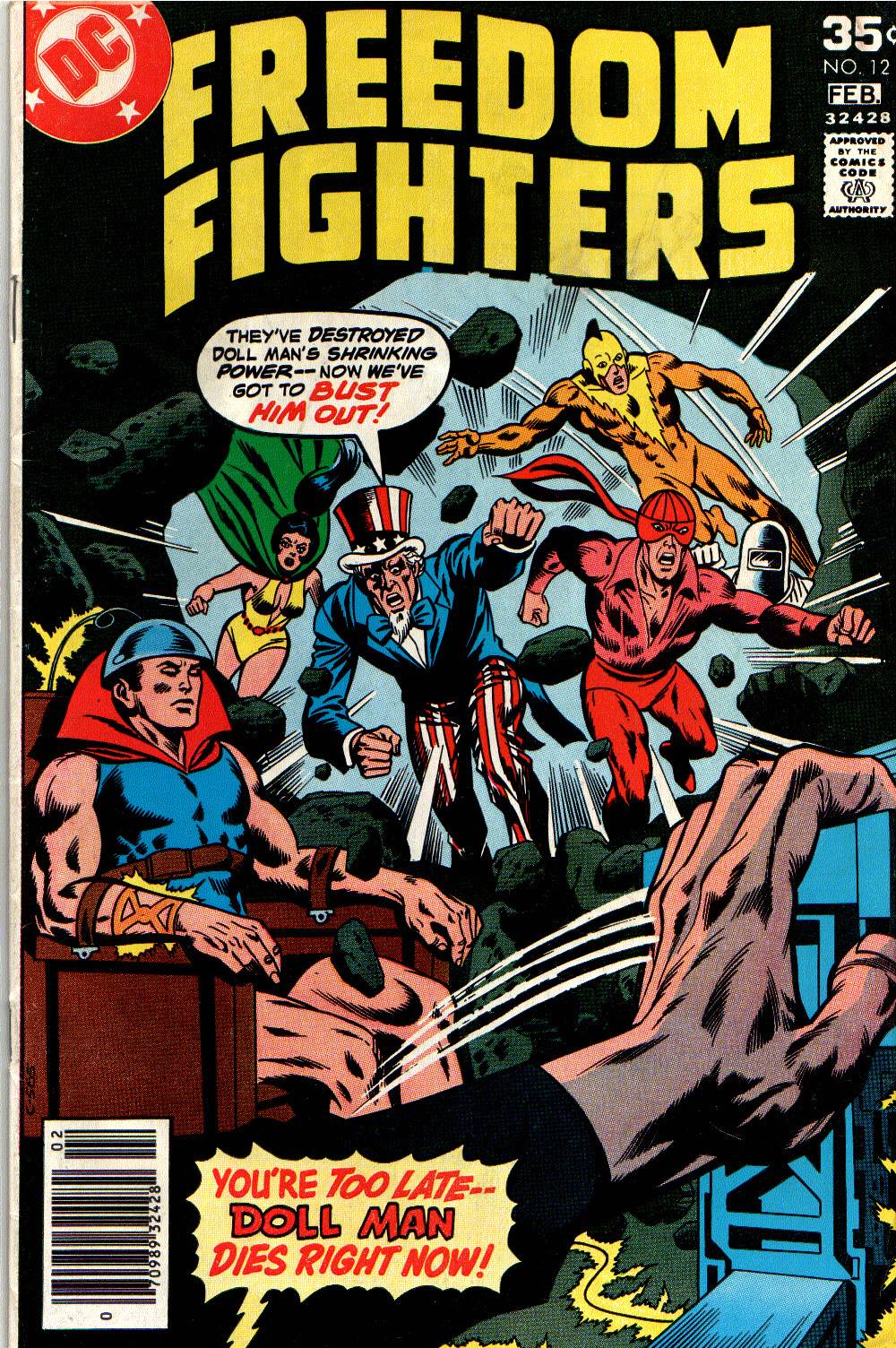 Read online Freedom Fighters (1976) comic -  Issue #12 - 1