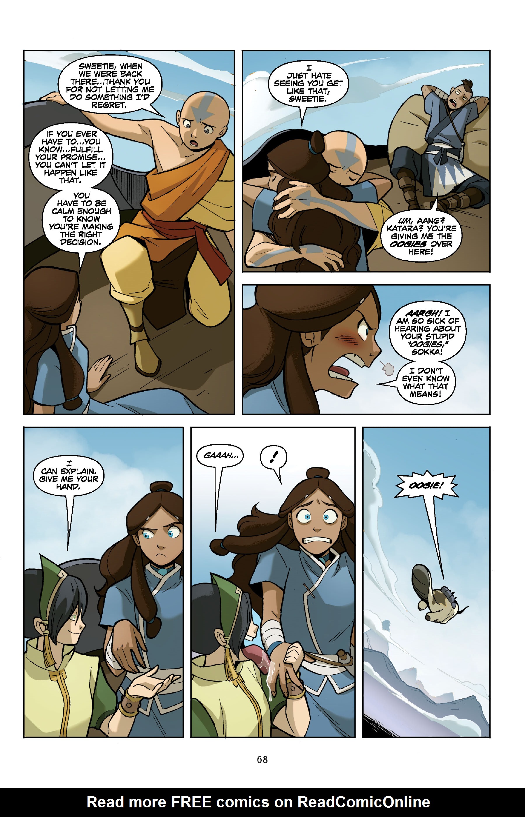 Read online Nickelodeon Avatar: The Last Airbender - The Promise comic -  Issue # _TPB Omnibus (Part 1) - 69