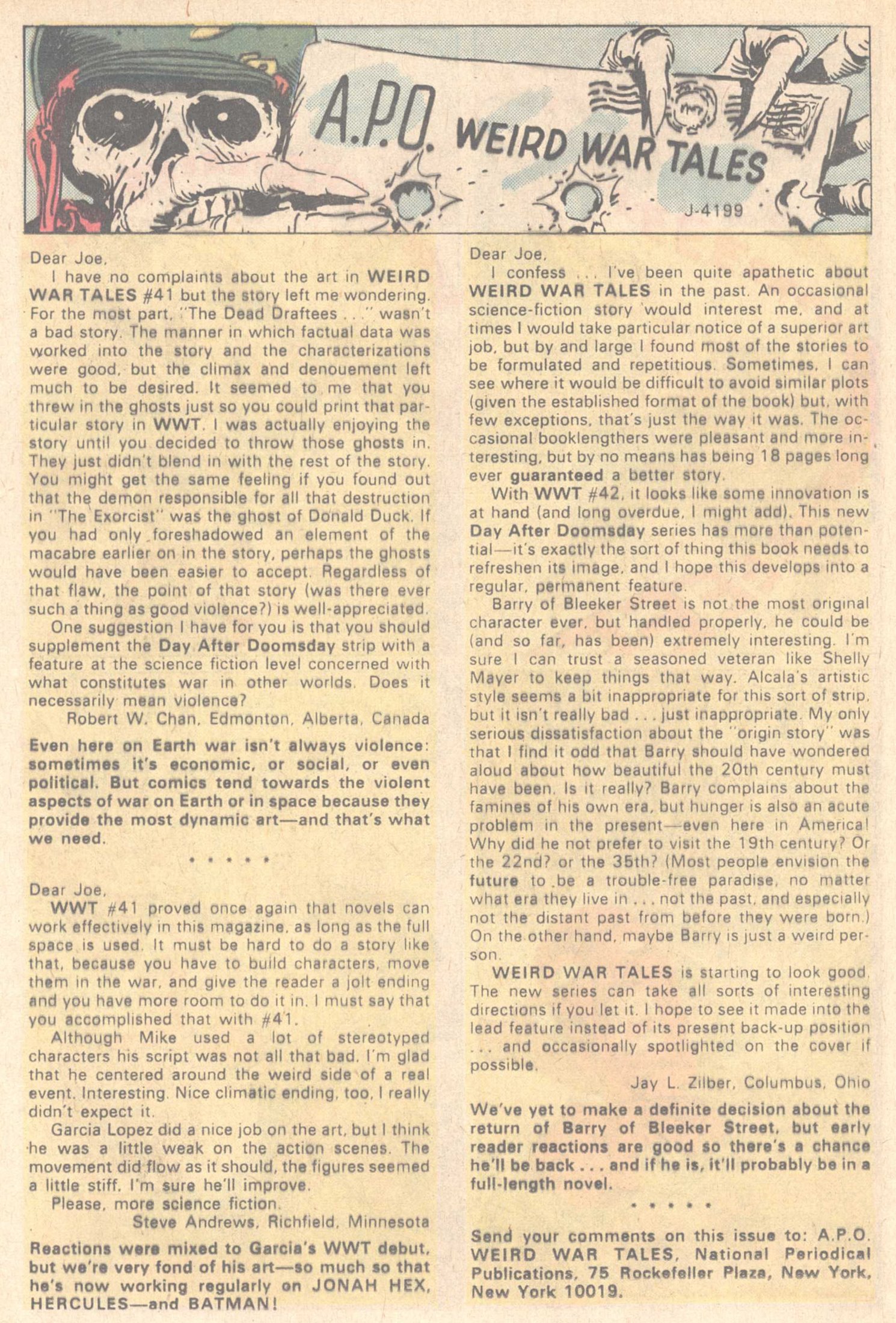 Read online Weird War Tales (1971) comic -  Issue #45 - 12