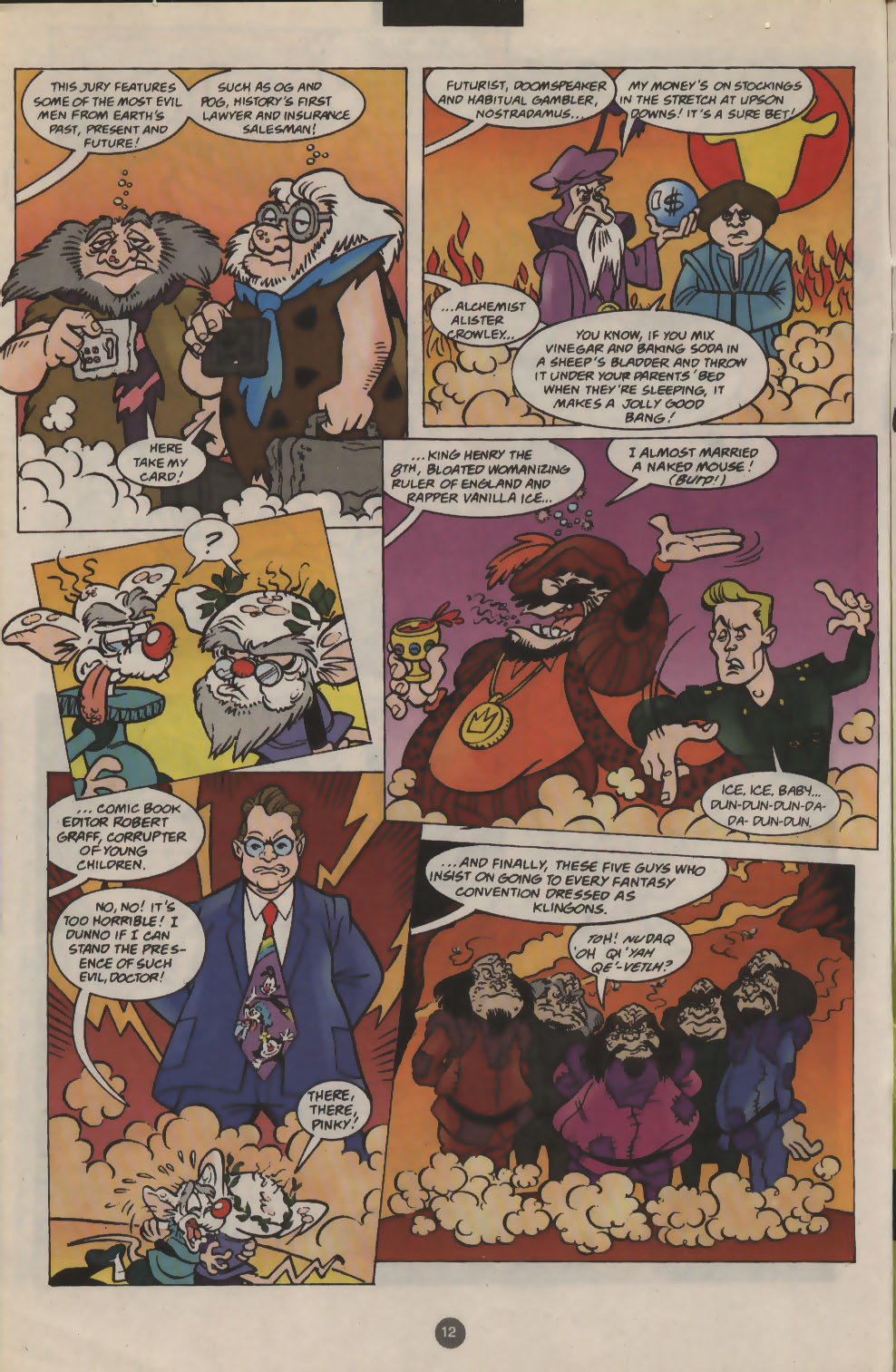 Read online Pinky and The Brain comic -  Issue #7 - 11