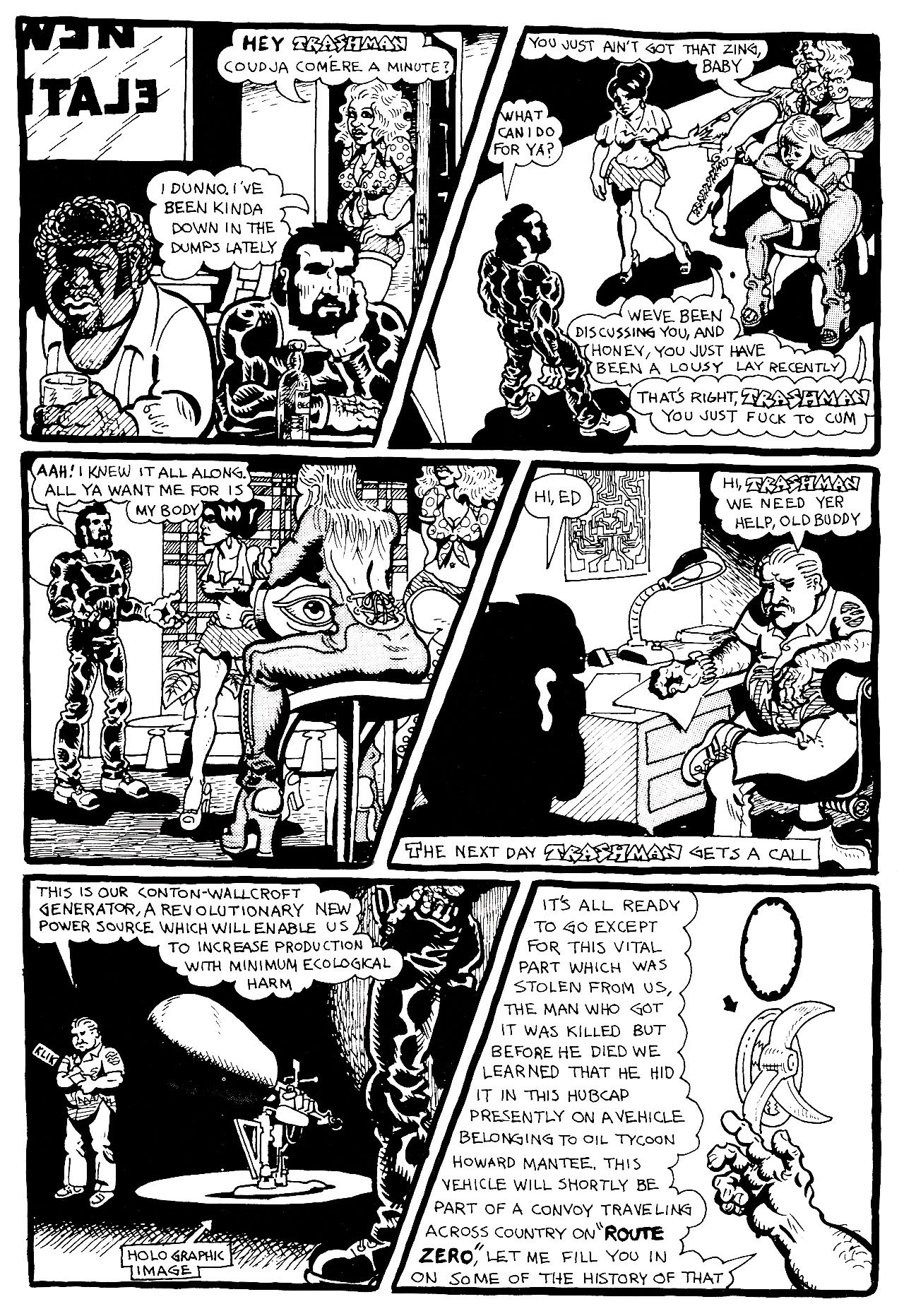 Read online Trashman Lives! comic -  Issue # TPB - 85