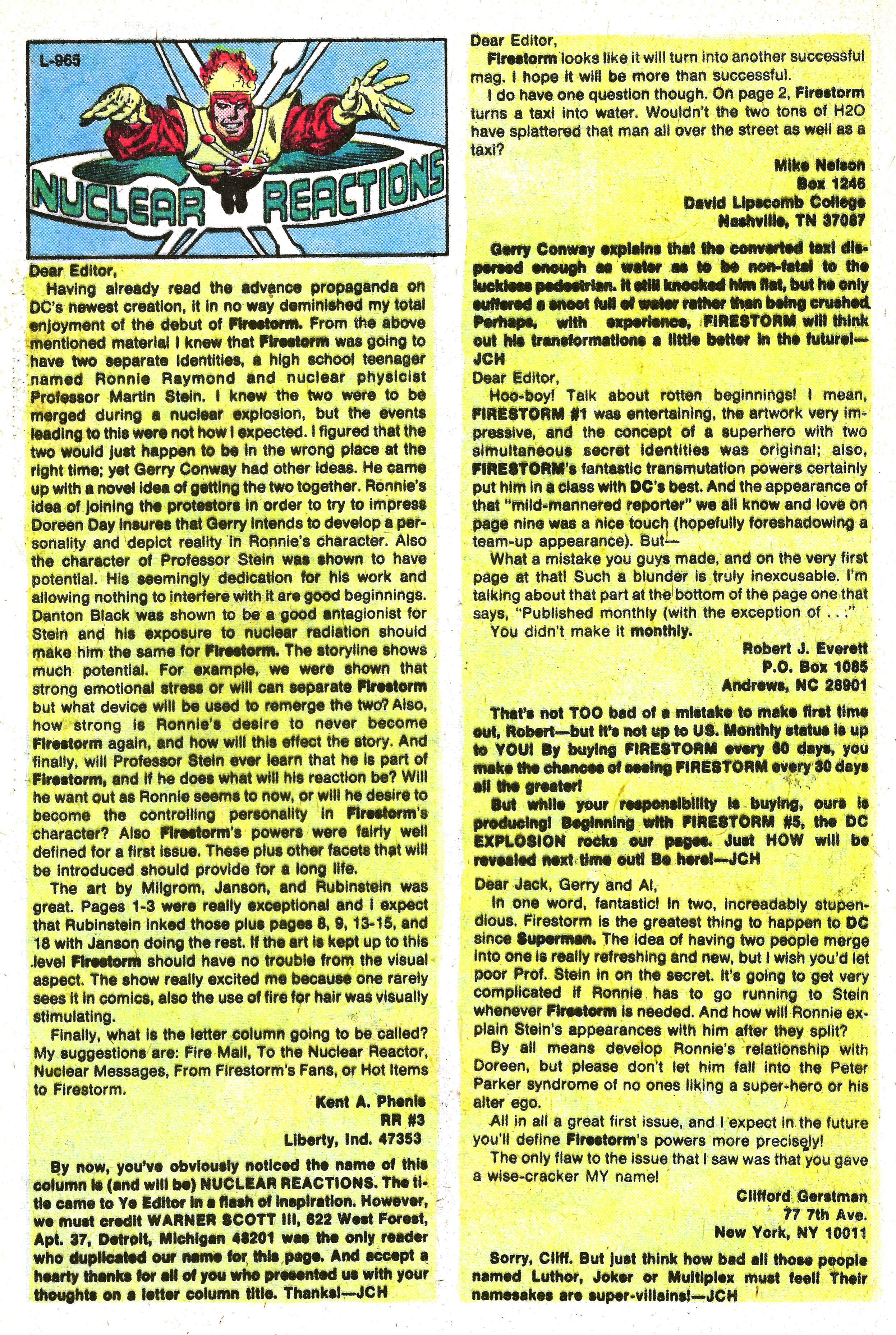 Read online Firestorm (1978) comic -  Issue #4 - 32