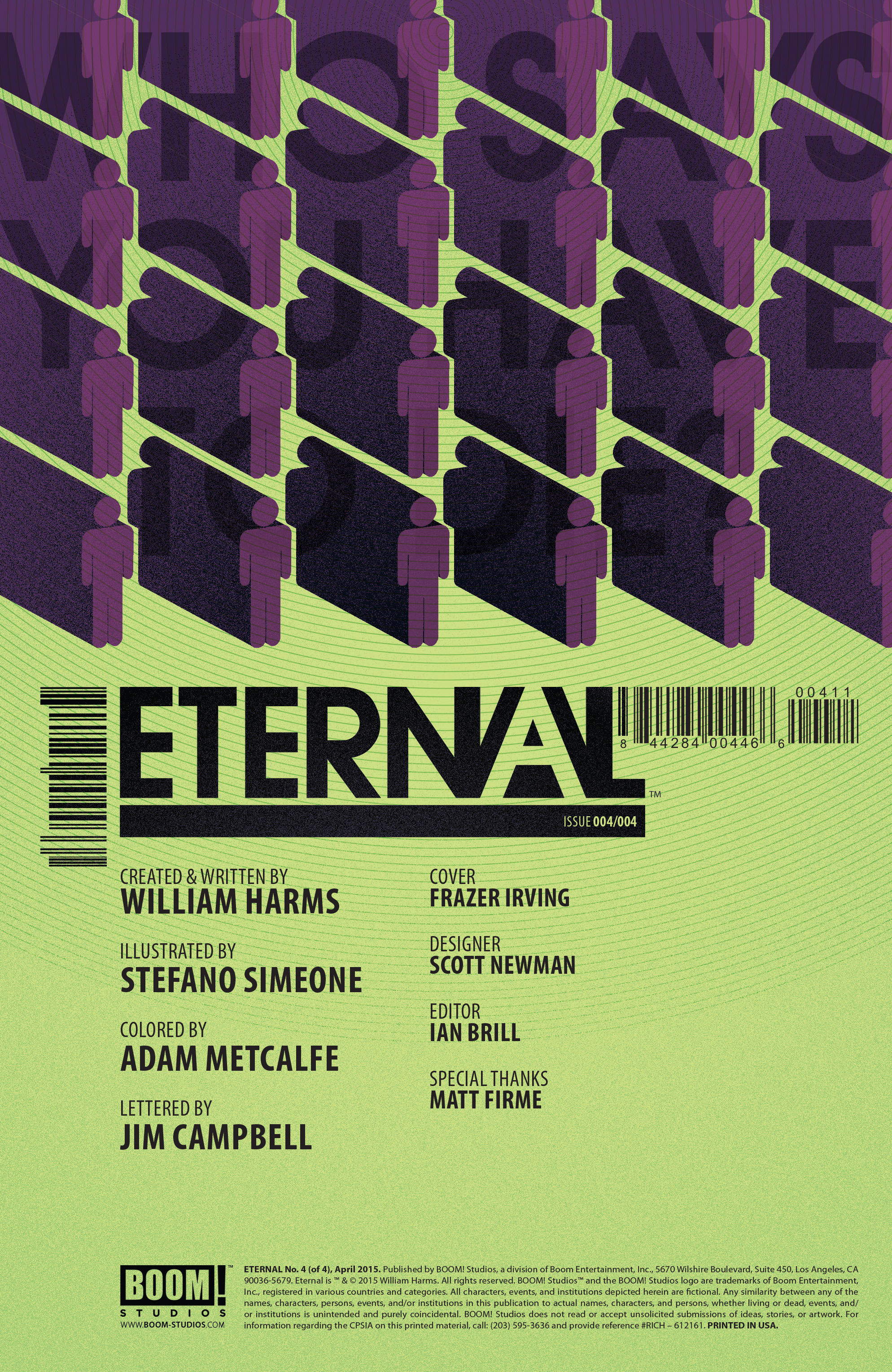 Read online Eternal (2014) comic -  Issue #4 - 2