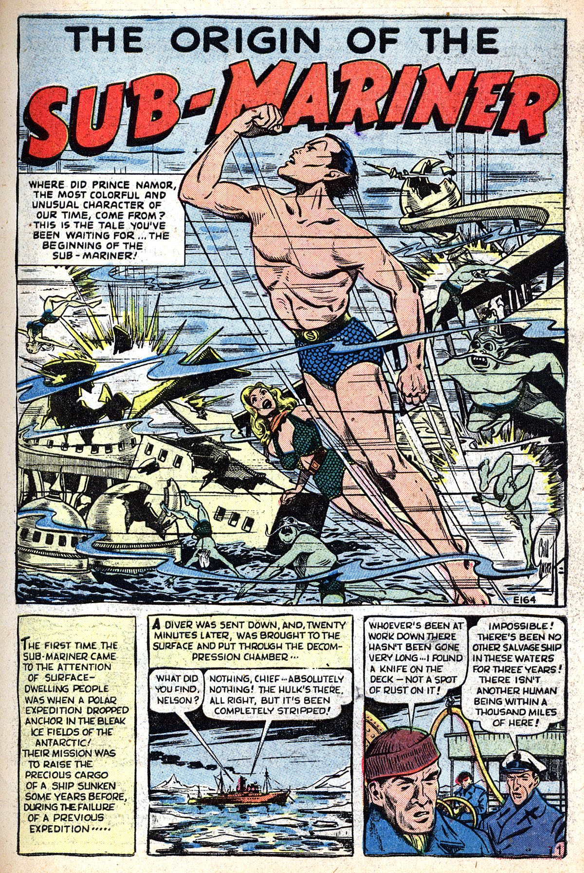 Read online Sub-Mariner Comics comic -  Issue #33 - 3