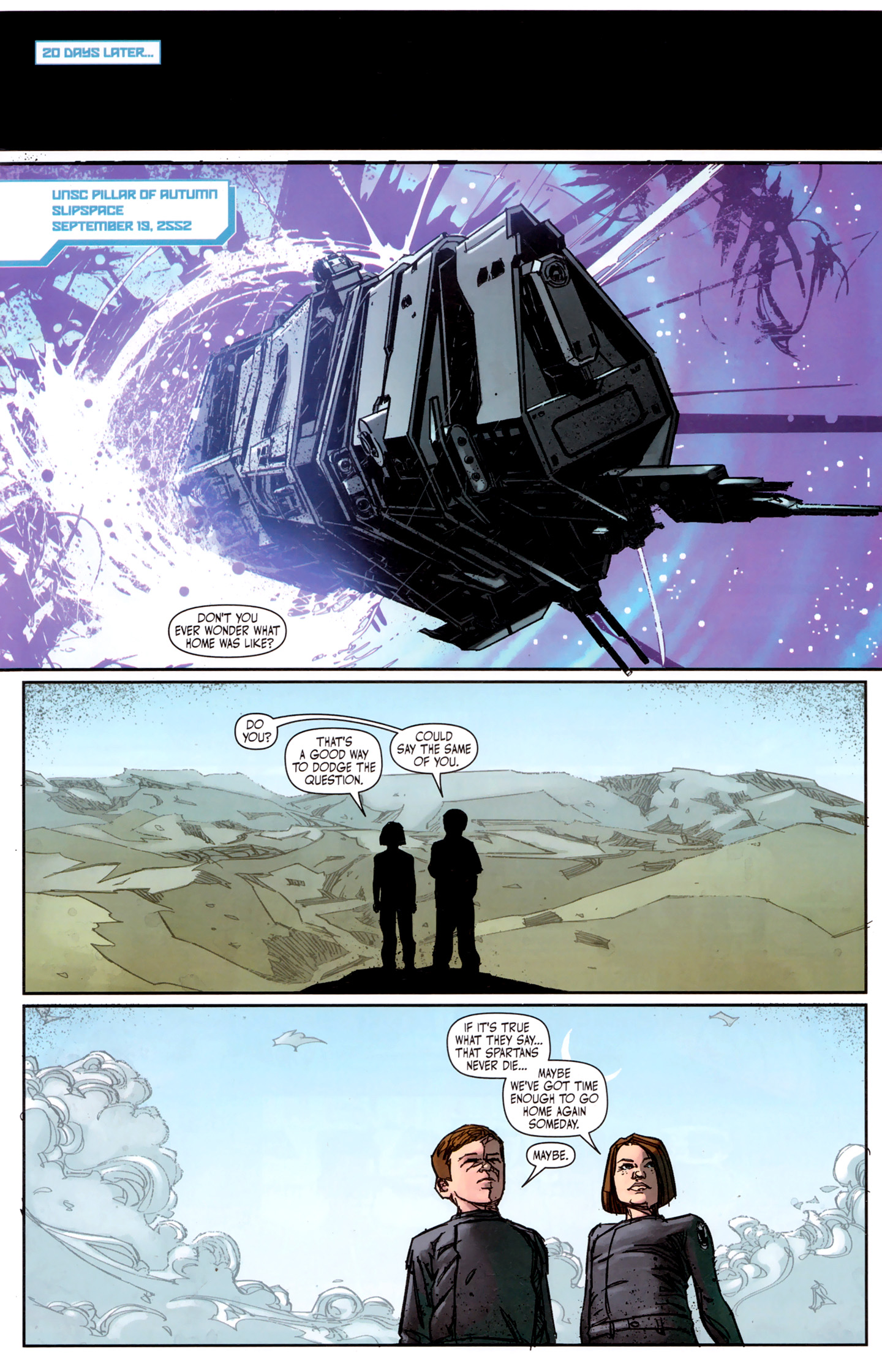Read online Halo: Fall Of Reach - Invasion comic -  Issue #4 - 29