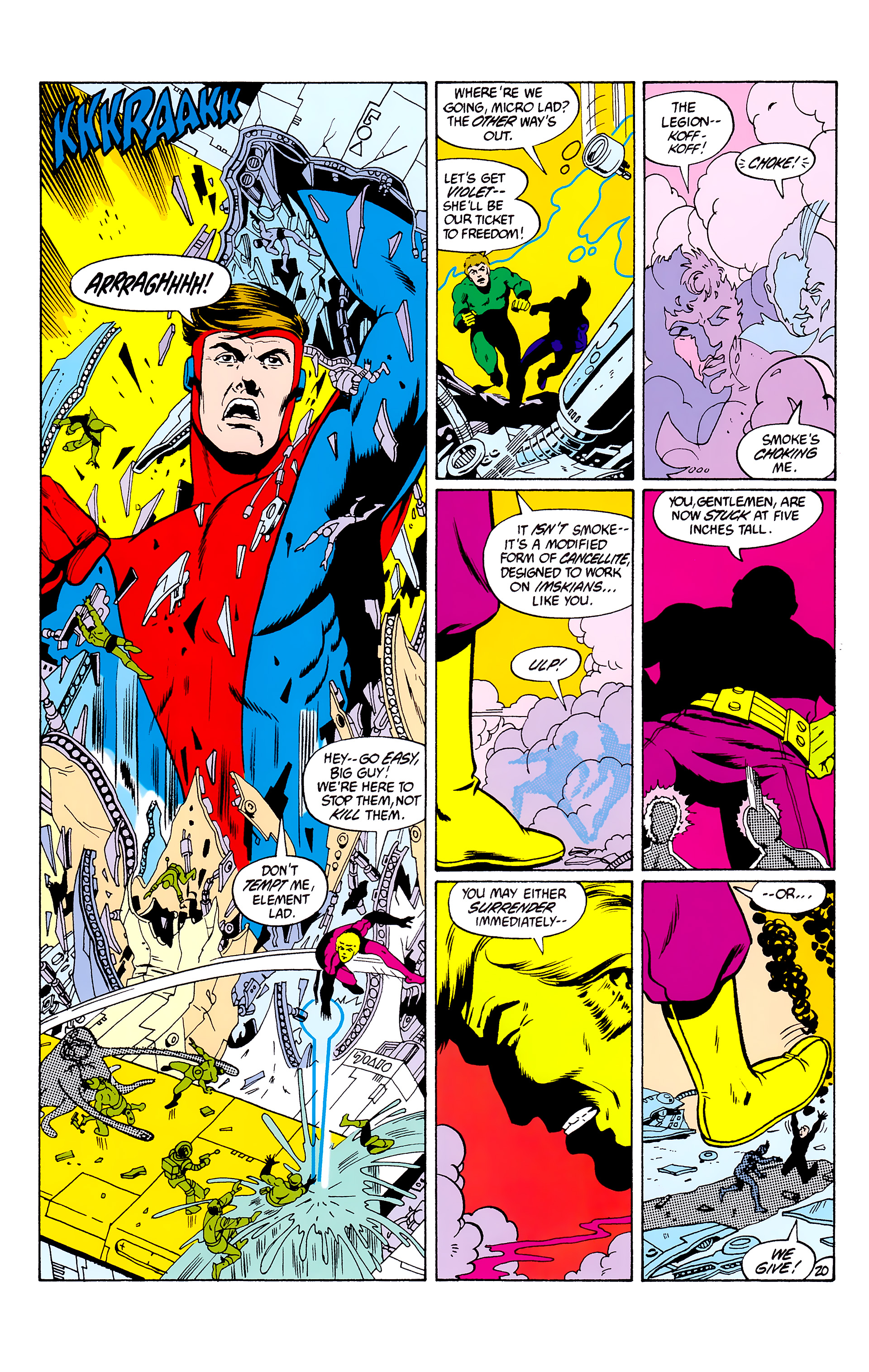 Read online Legion of Super-Heroes (1980) comic -  Issue #305 - 21
