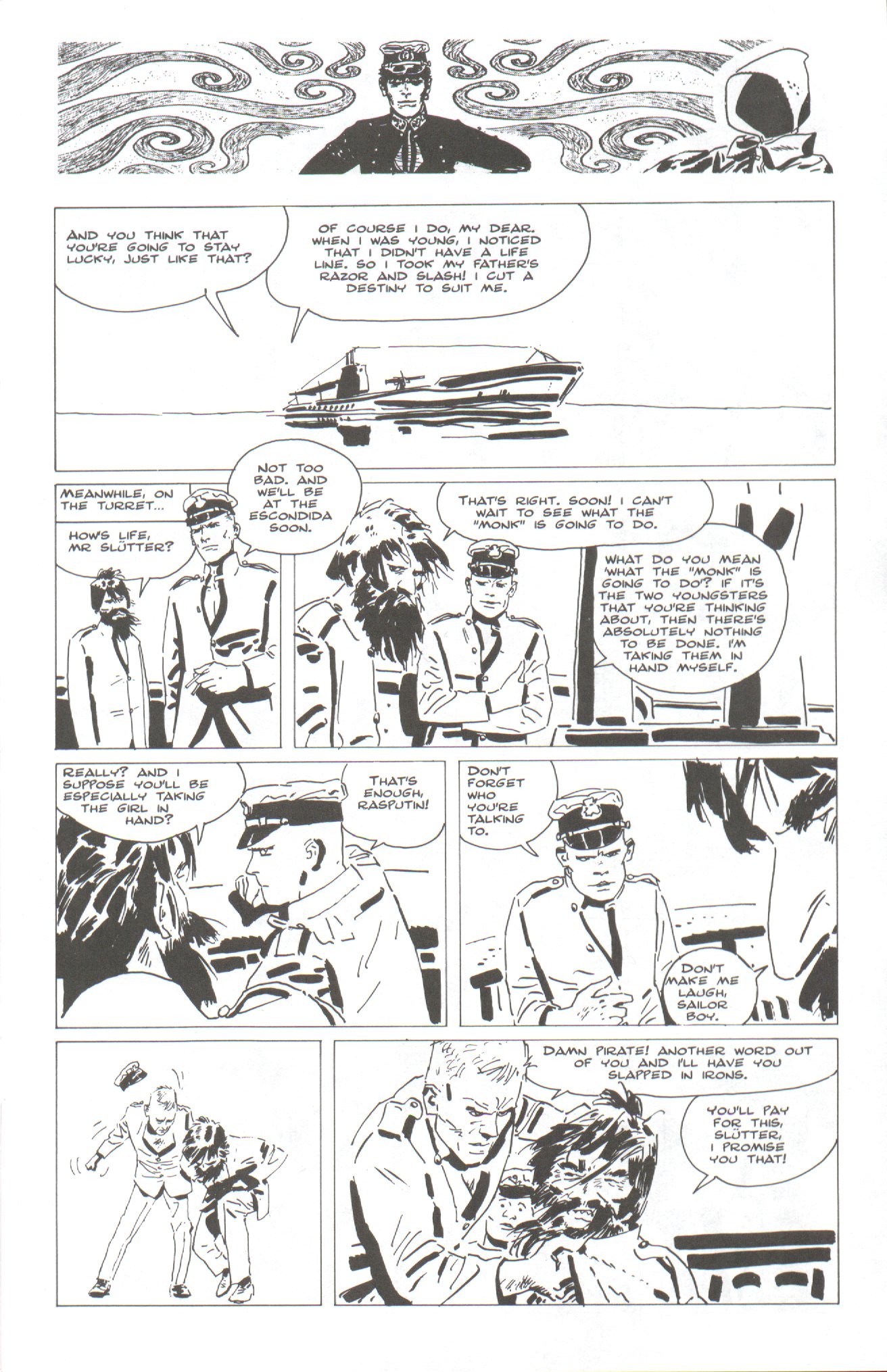 Read online Corto Maltese: Ballad of the Salt Sea comic -  Issue #3 - 9