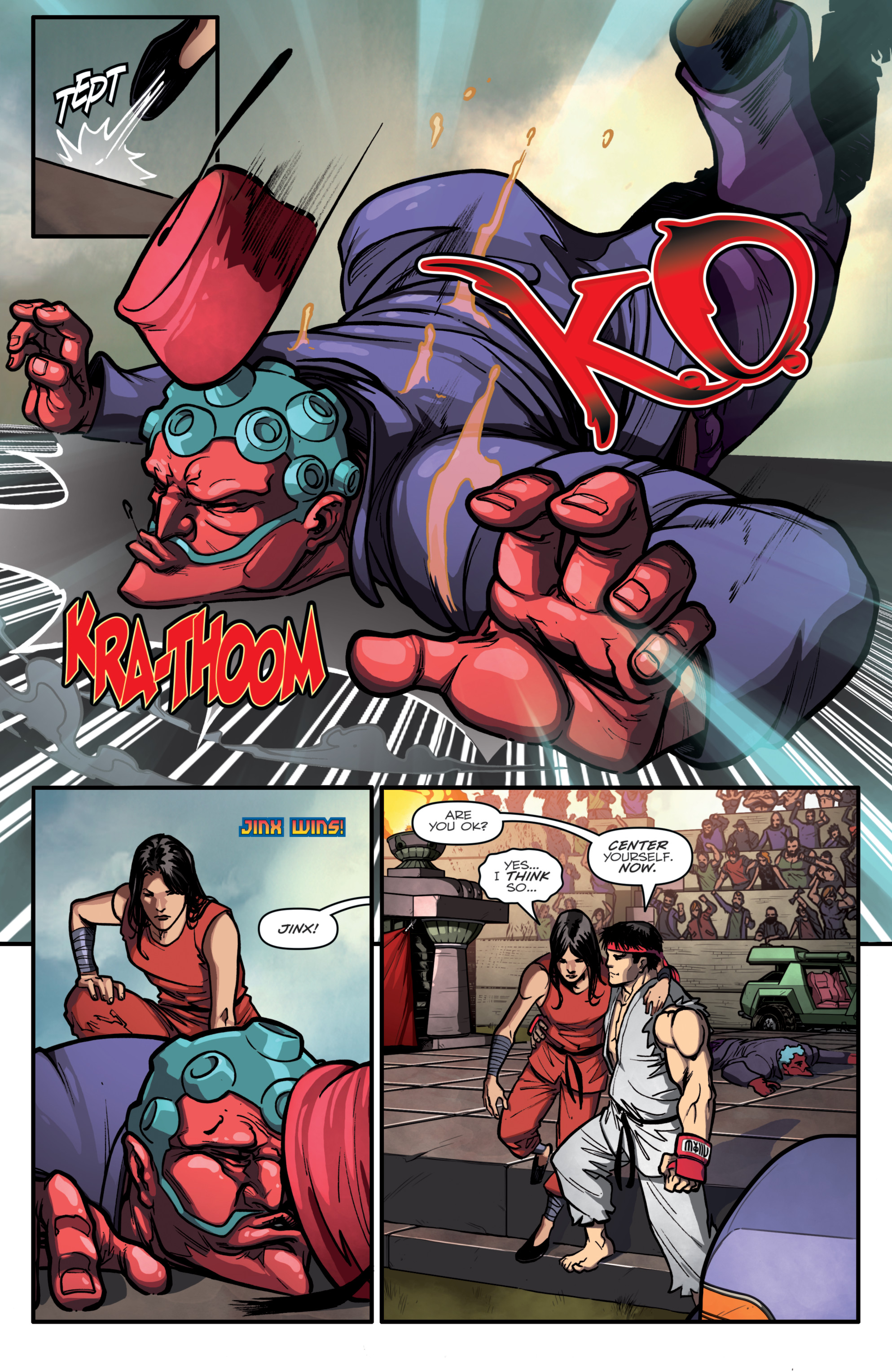 Read online Street Fighter X G.I. Joe comic -  Issue #3 - 12