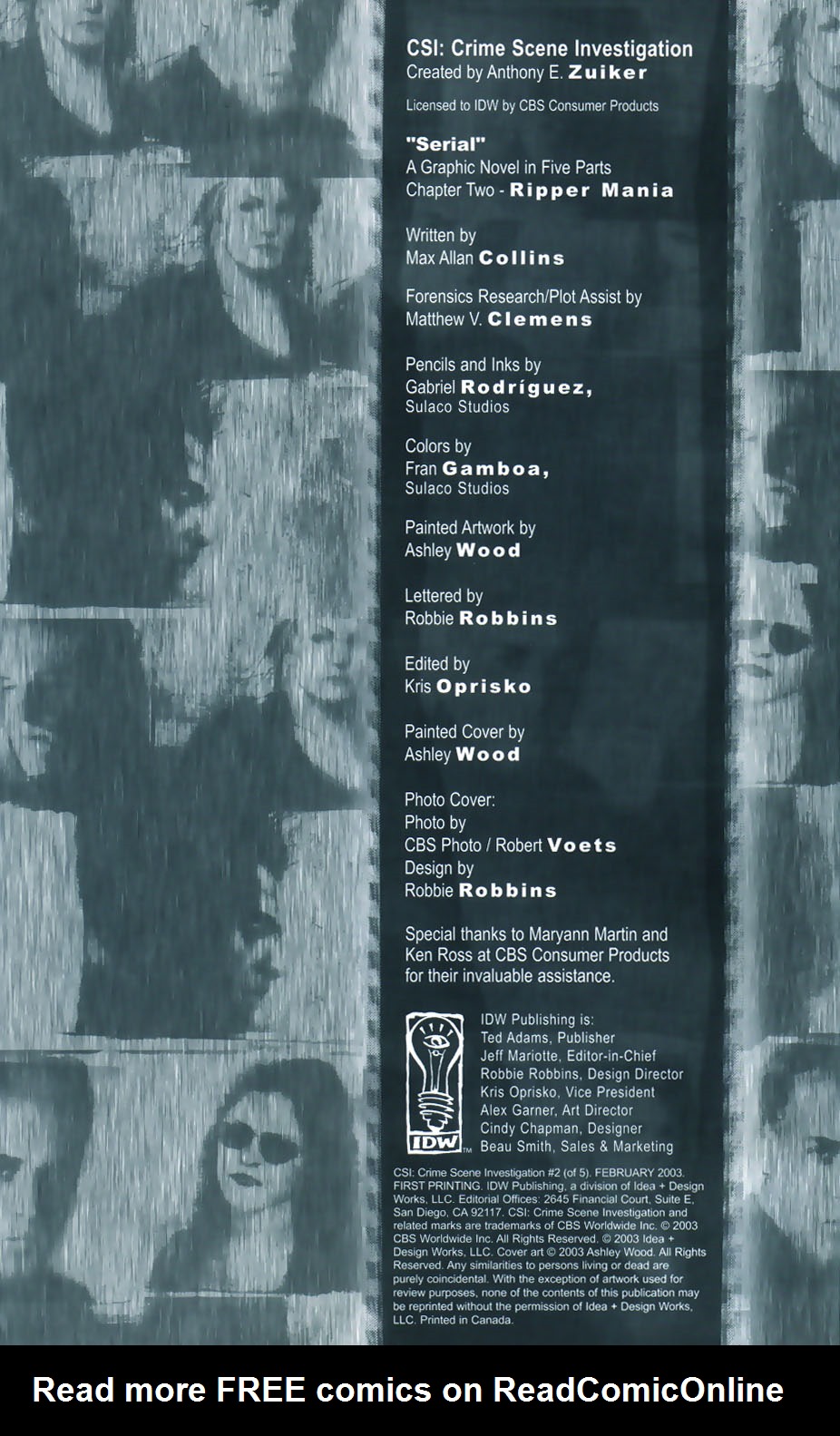 Read online CSI: Crime Scene Investigation comic -  Issue #2 - 2