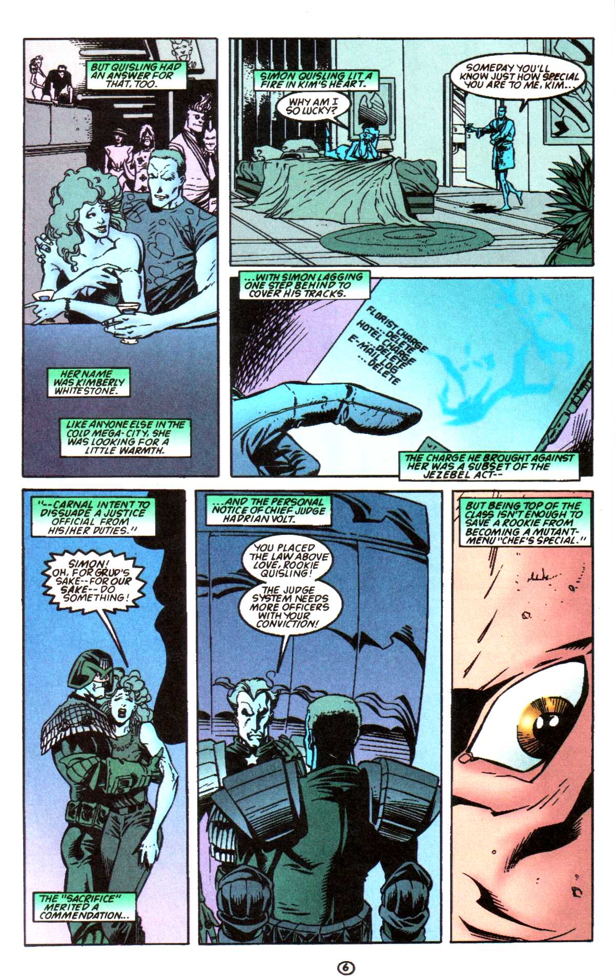 Read online Judge Dredd: Legends of the Law comic -  Issue #7 - 8