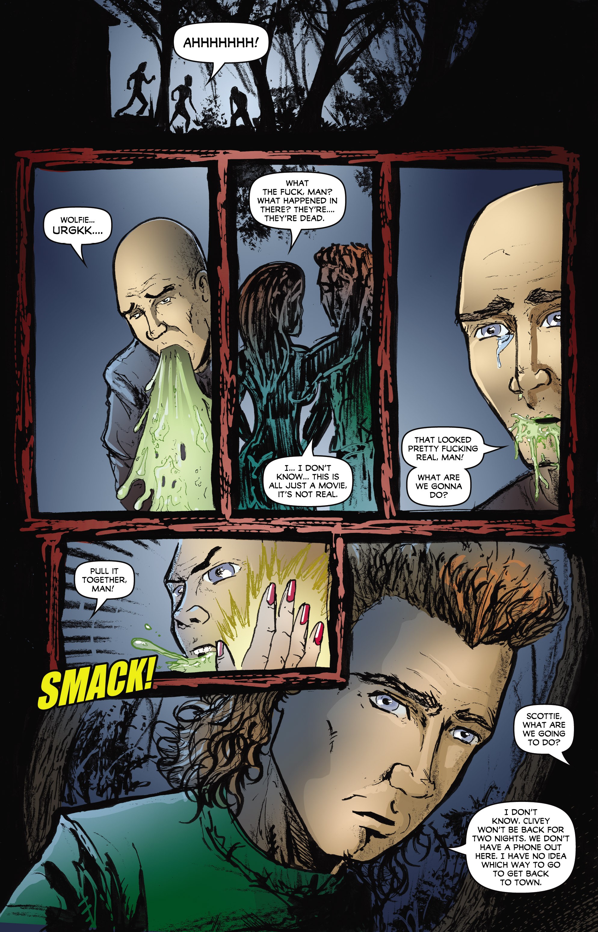 Read online Adam Green's Hatchet comic -  Issue #3 - 10