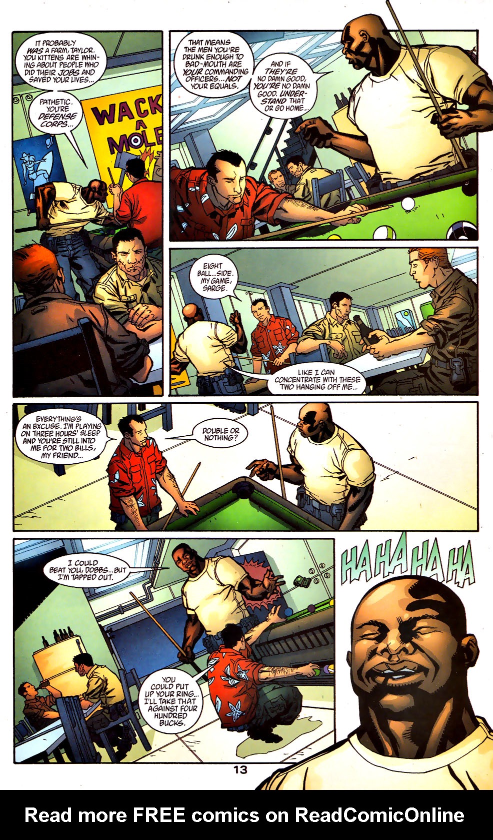 Read online Human Defense Corps comic -  Issue #3 - 14