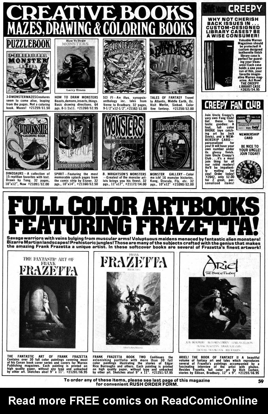 Read online Creepy (1964) comic -  Issue #95 - 59