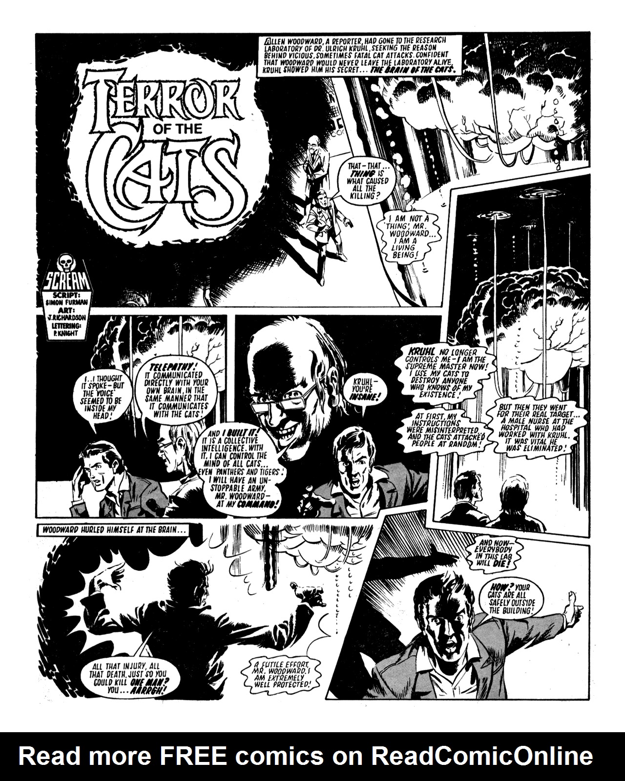 Read online Scream! (1984) comic -  Issue #6 - 27