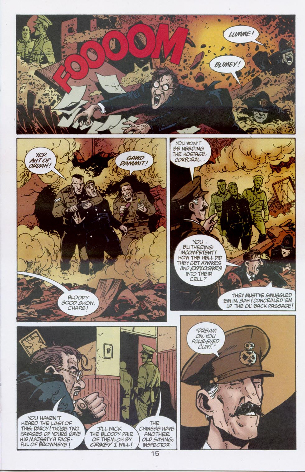 Read online Adventures in the Rifle Brigade: Operation Bollock comic -  Issue #1 - 16