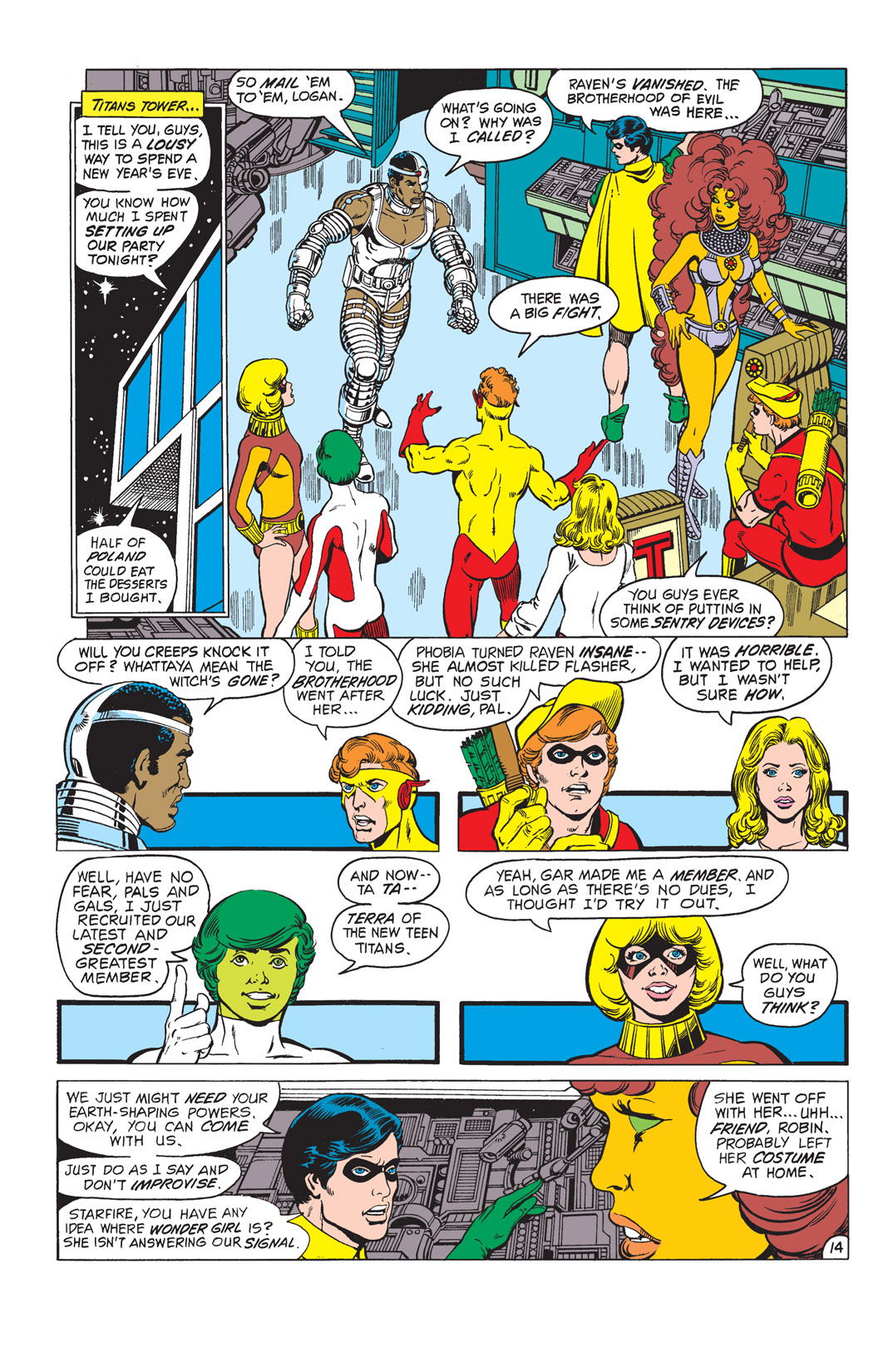 Read online The New Teen Titans (1980) comic -  Issue #30 - 15