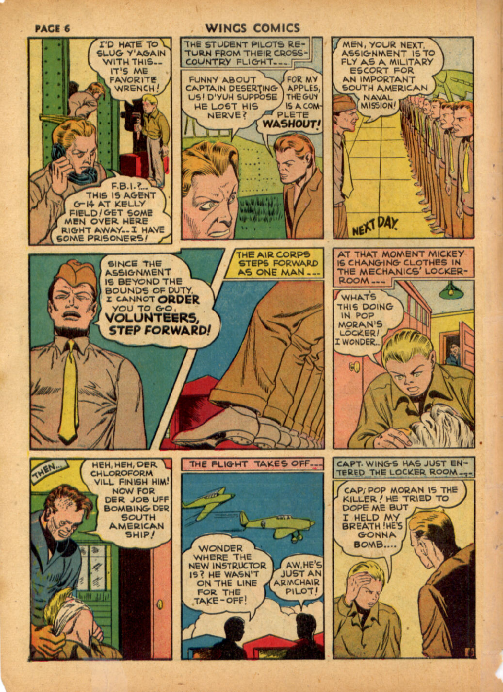 Read online Wings Comics comic -  Issue #16 - 8