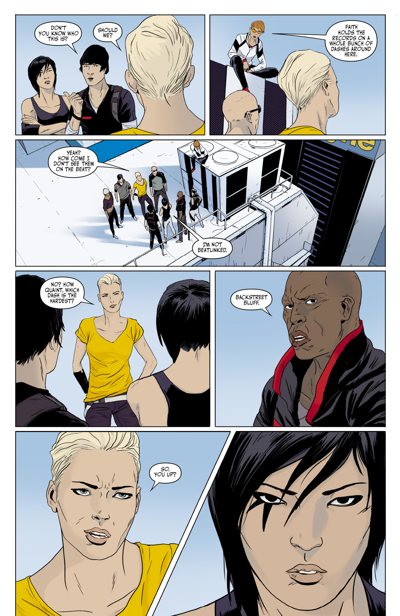 Read online Mirror's Edge: Exordium comic -  Issue #1 - 21