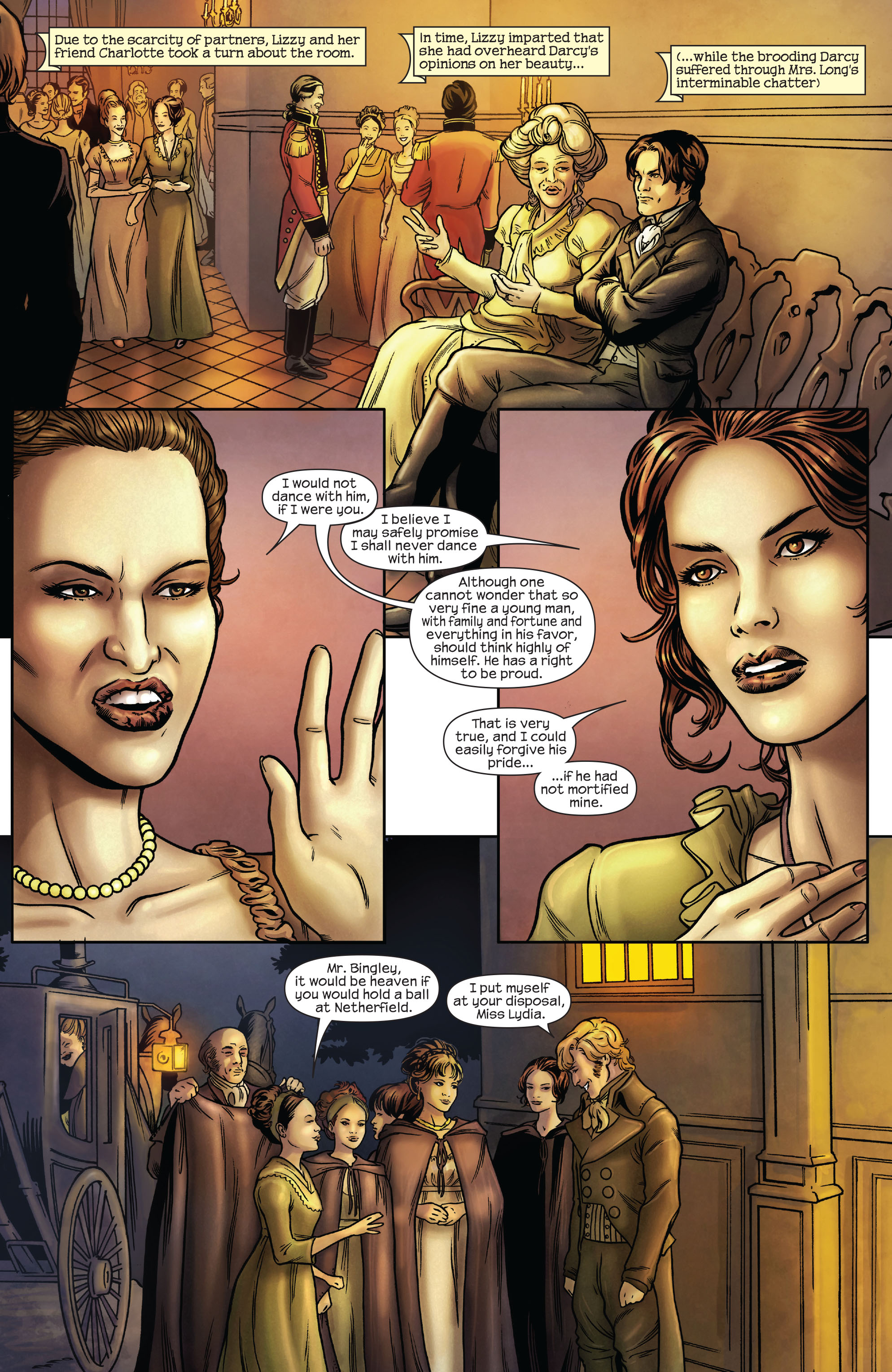 Read online Pride & Prejudice (2009) comic -  Issue #1 - 10