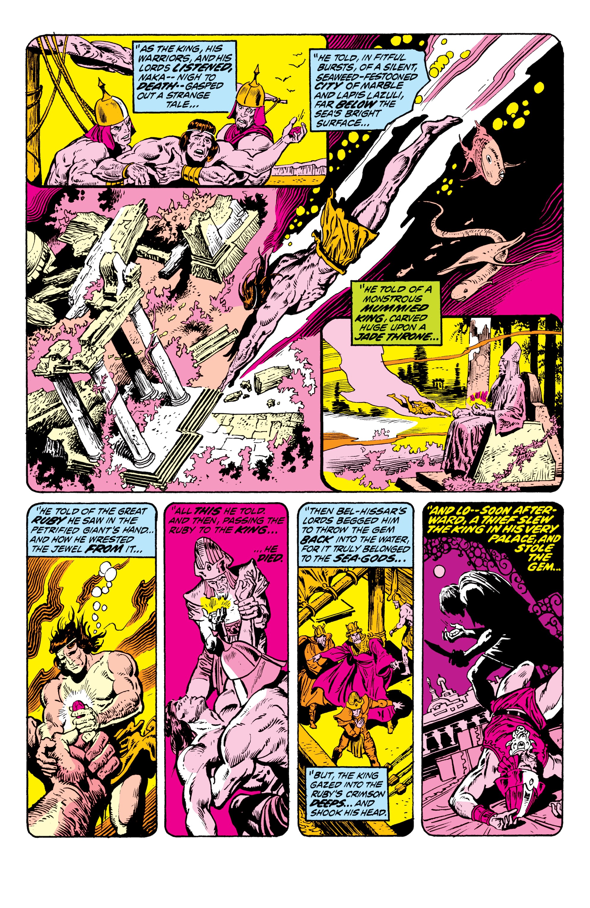 Read online Conan The Barbarian Epic Collection: The Original Marvel Years - The Curse Of The Golden Skull comic -  Issue # TPB (Part 1) - 17