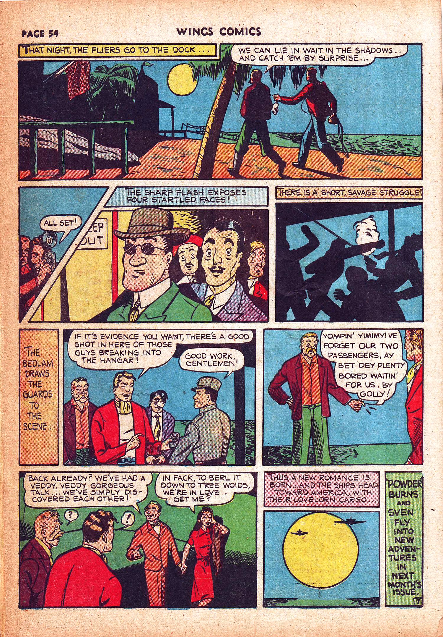 Read online Wings Comics comic -  Issue #3 - 56