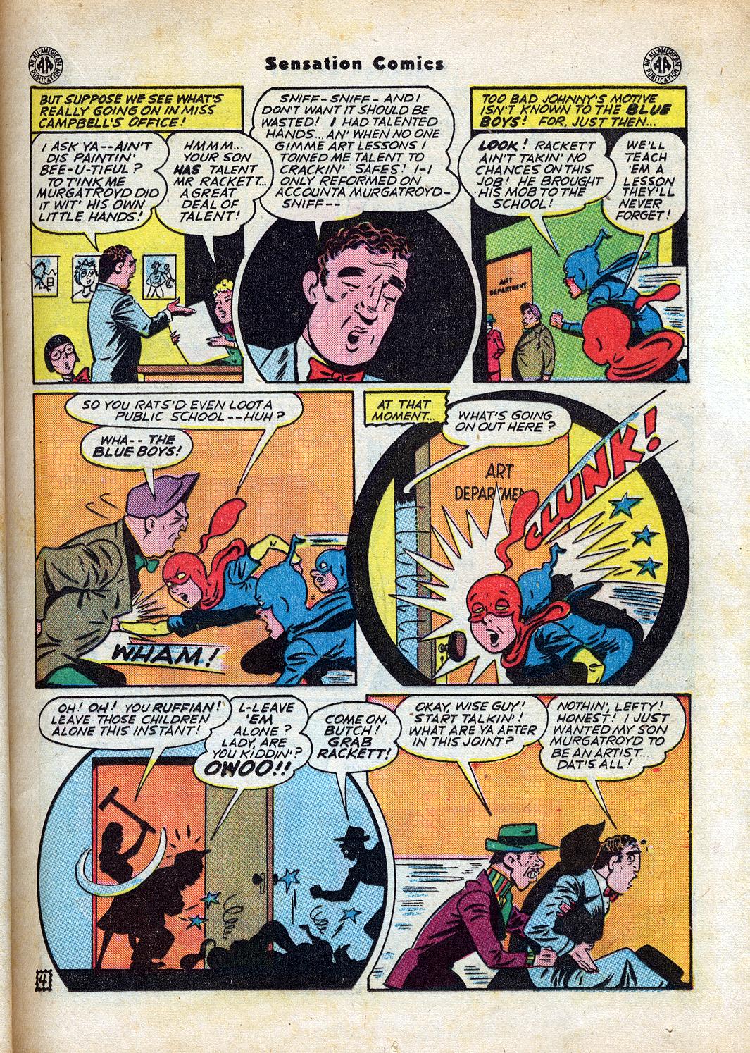 Read online Sensation (Mystery) Comics comic -  Issue #47 - 19