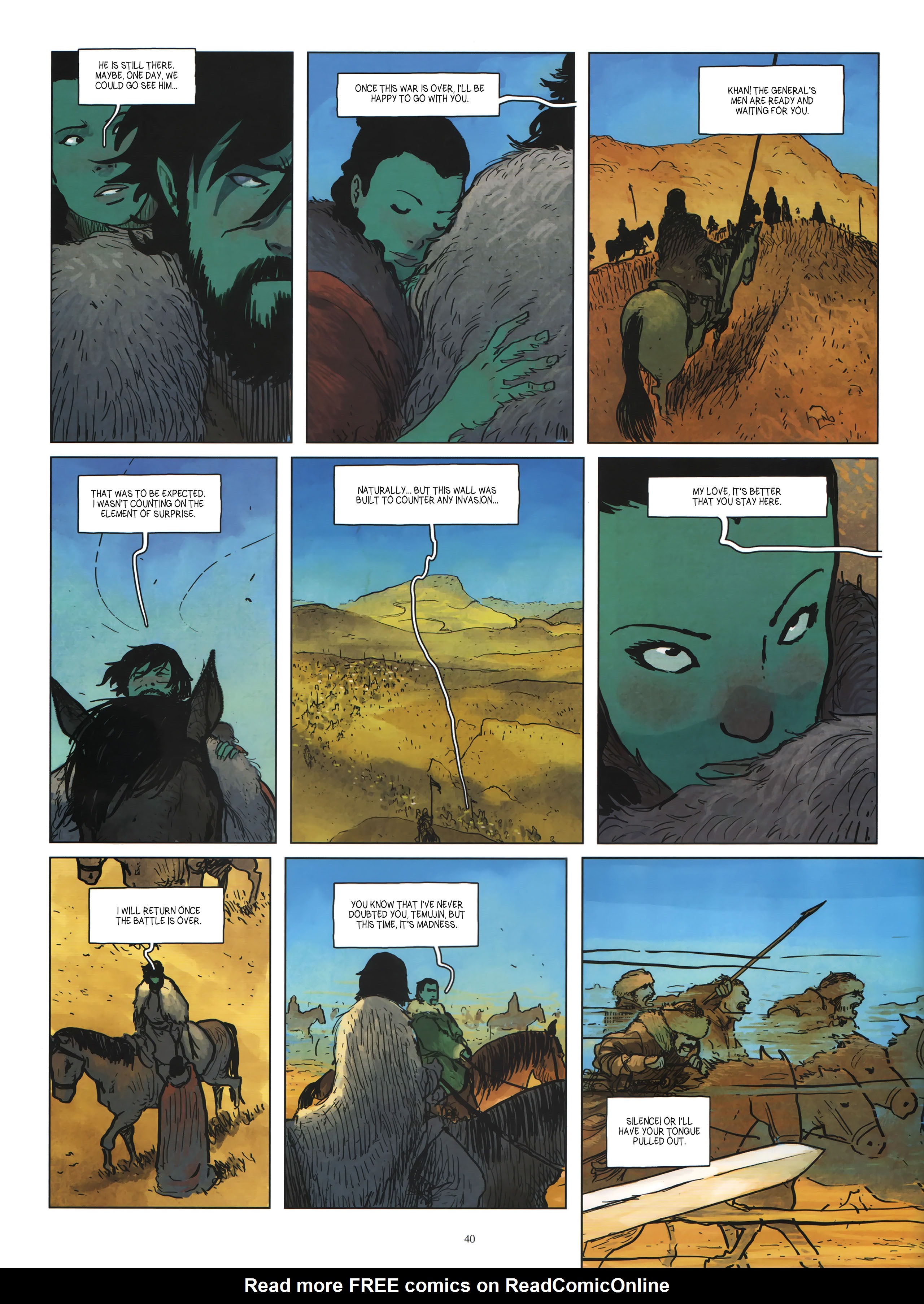 Read online Temujin comic -  Issue #2 - 42