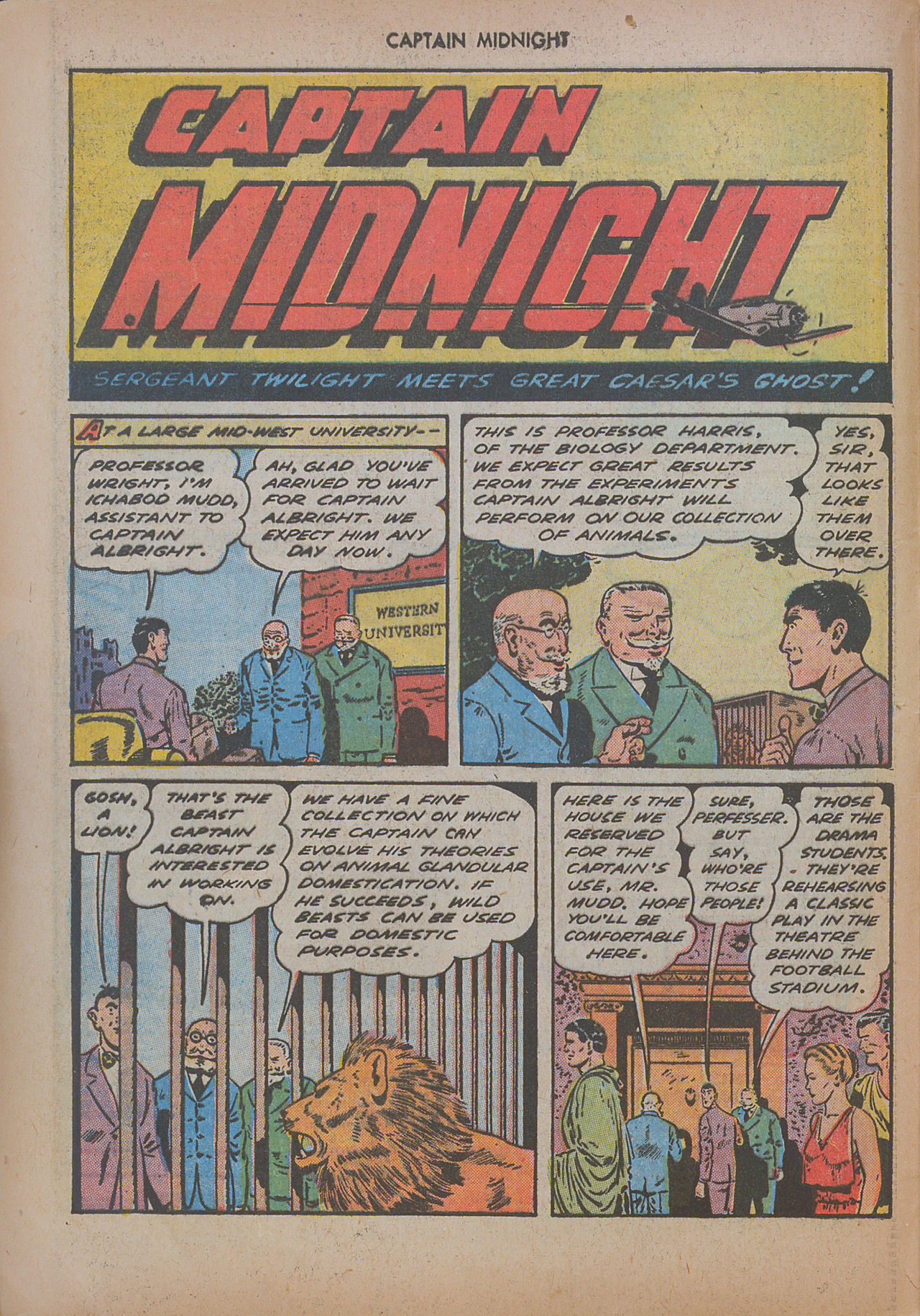 Read online Captain Midnight (1942) comic -  Issue #17 - 20