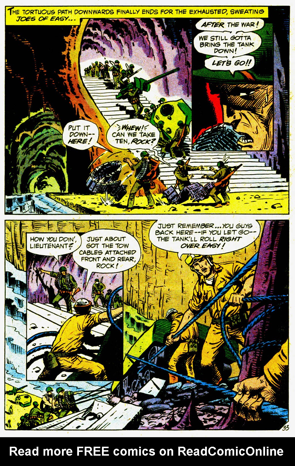 Read online G.I. Combat (1952) comic -  Issue #246 - 37