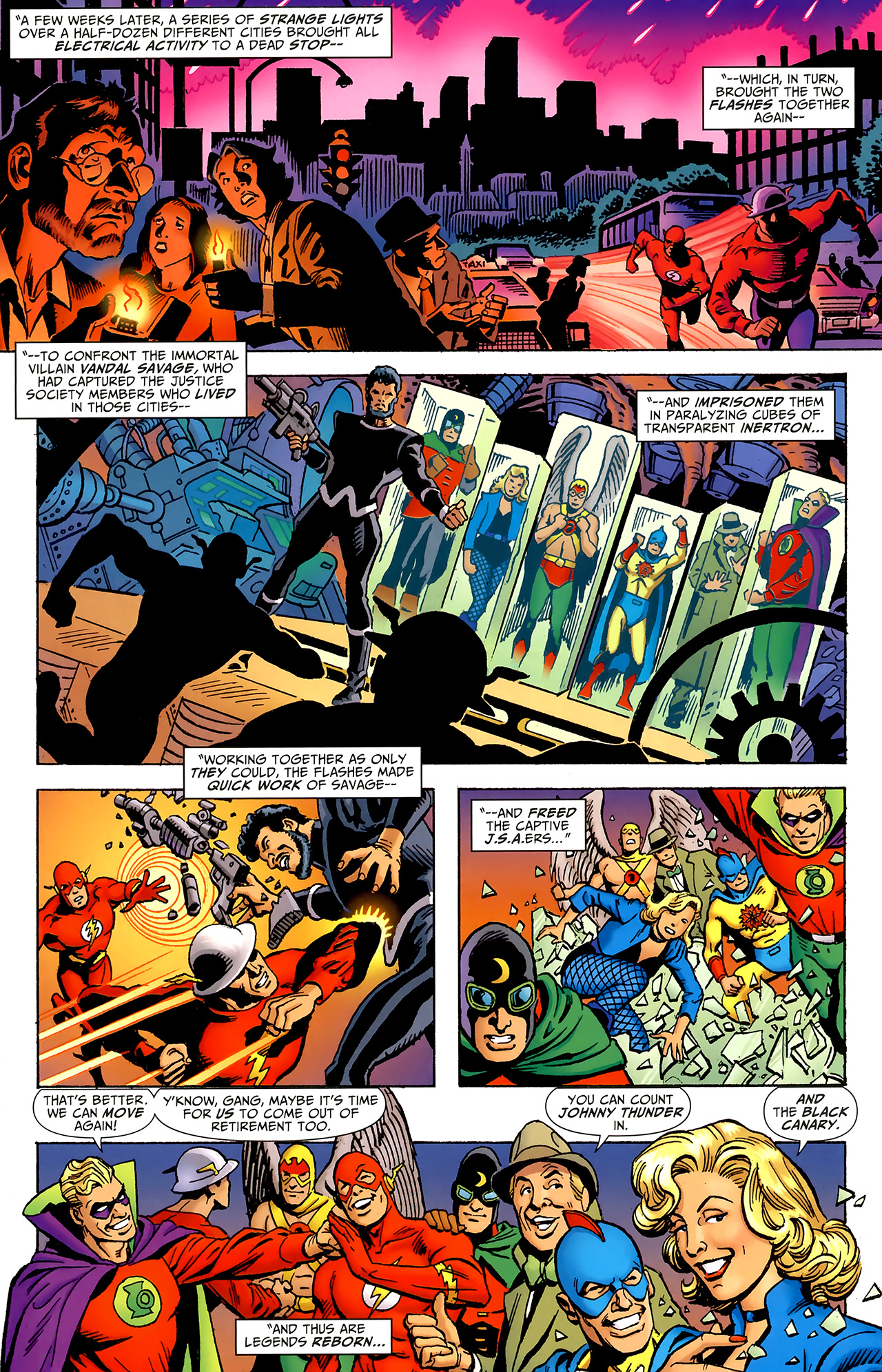 Read online DCU: Legacies comic -  Issue #4 - 17