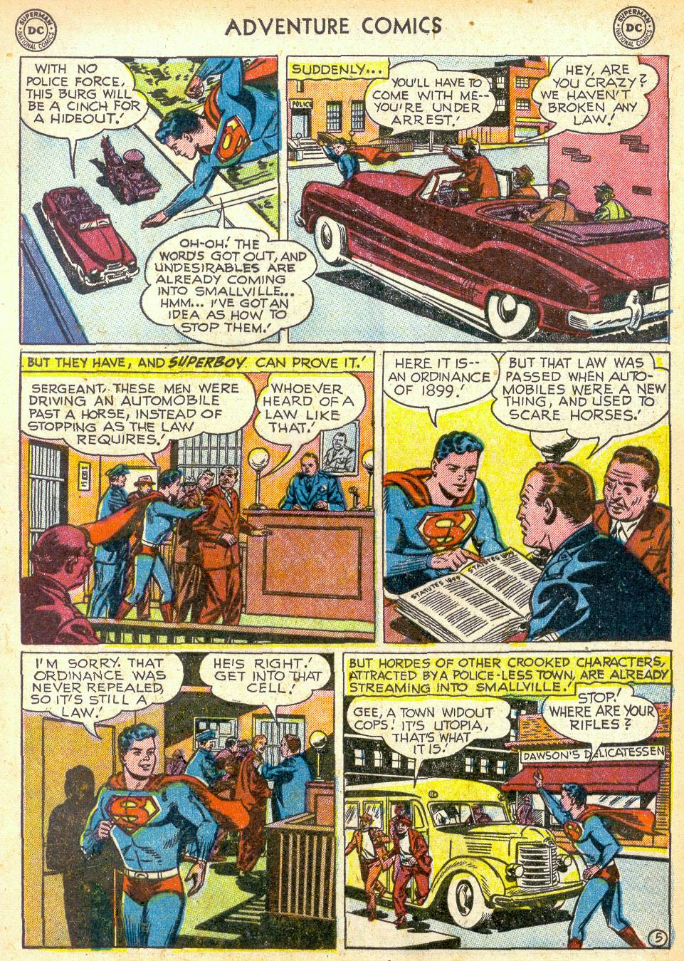 Read online Adventure Comics (1938) comic -  Issue #172 - 7