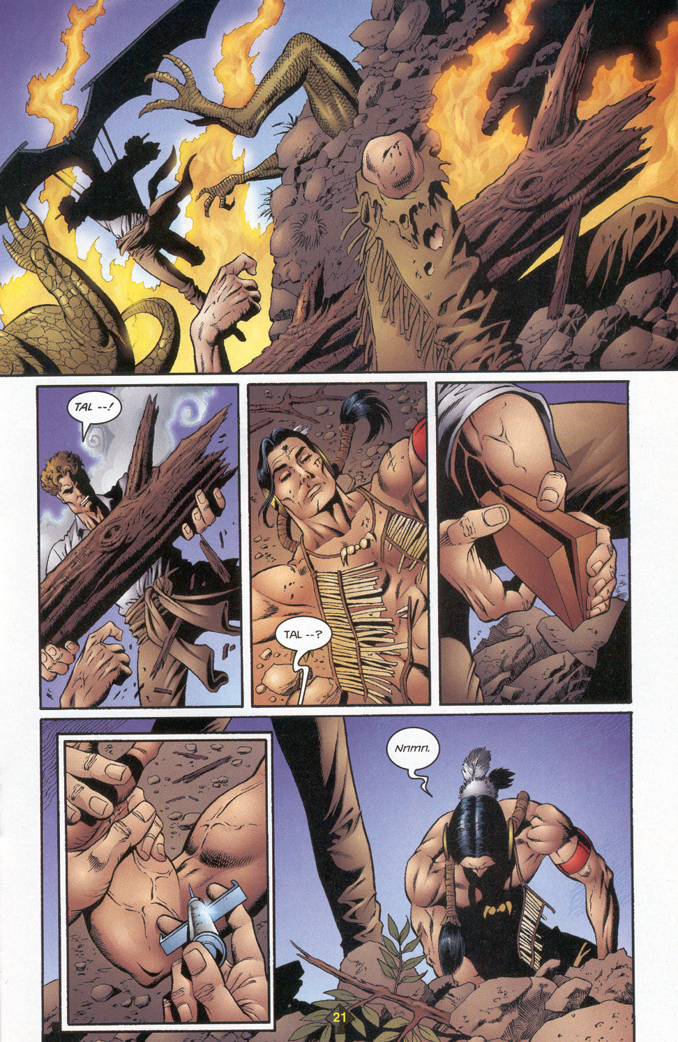 Read online Turok / Timewalker: Seventh Sabbath comic -  Issue #1 - 18