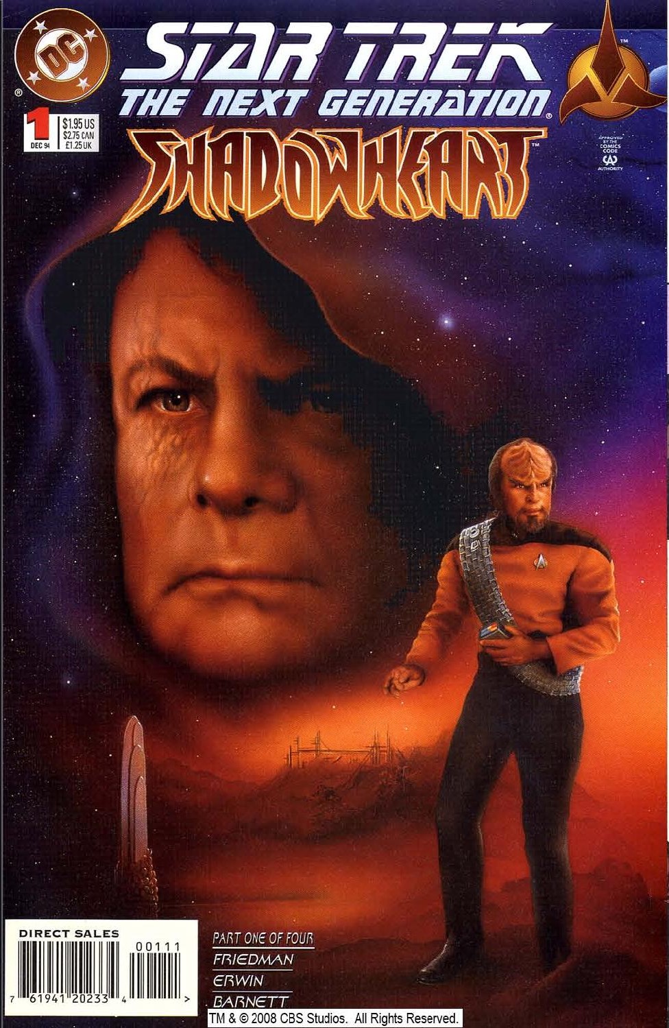 Read online Star Trek: The Next Generation - Shadowheart comic -  Issue #1 - 1