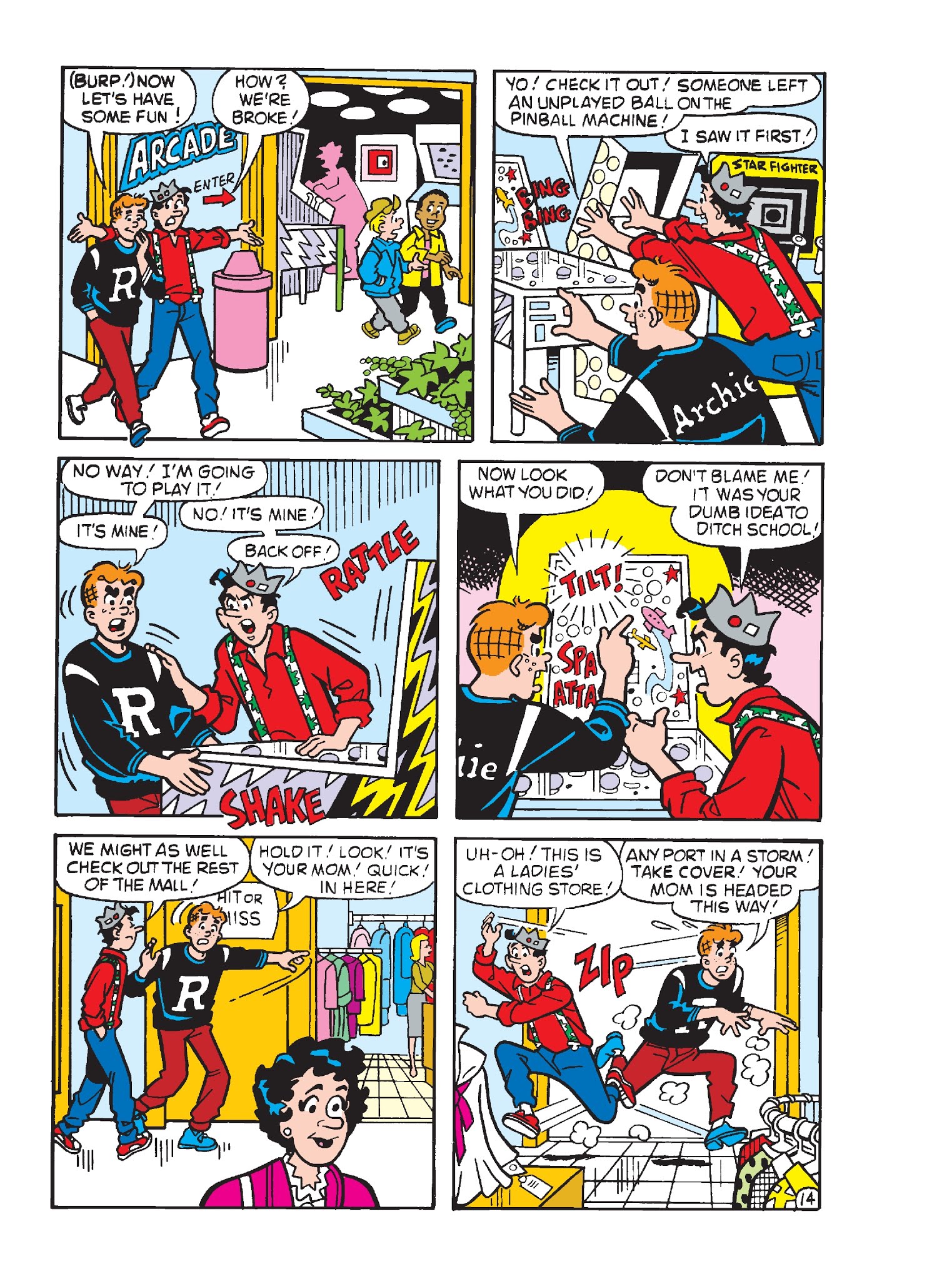 Read online Jughead and Archie Double Digest comic -  Issue #27 - 135