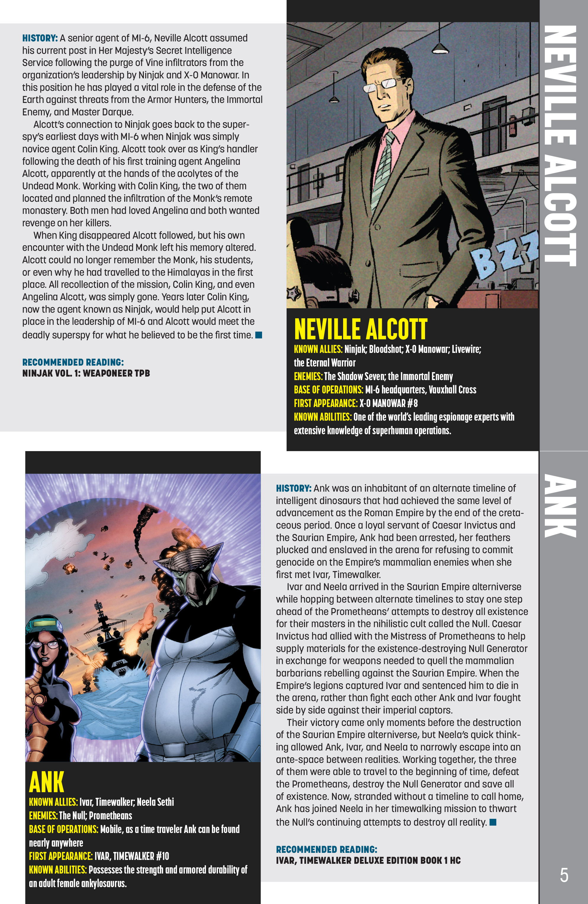 Read online Valiant Universe Handbook 2016 Edition comic -  Issue # Full - 5