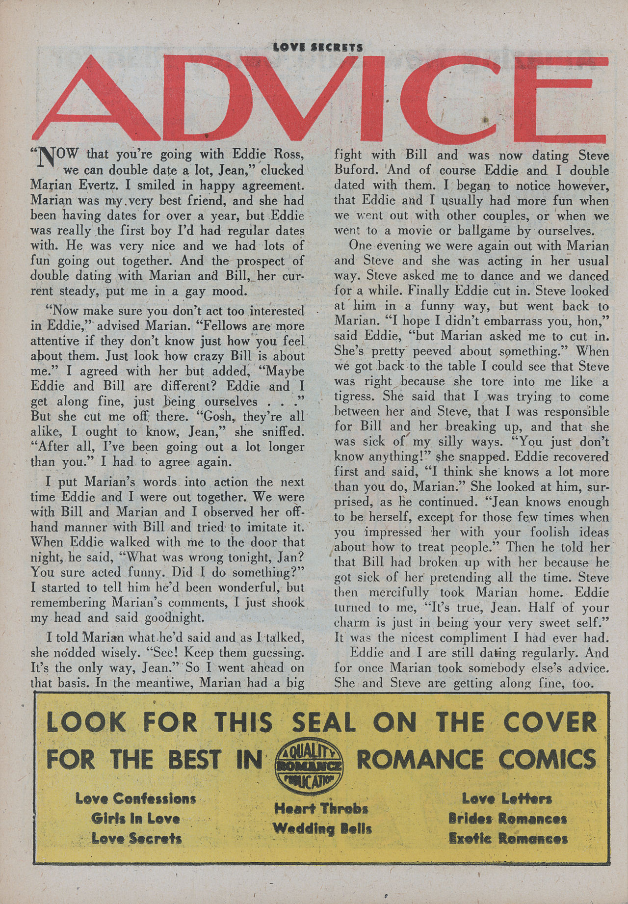 Read online Love Secrets (1953) comic -  Issue #50 - 26