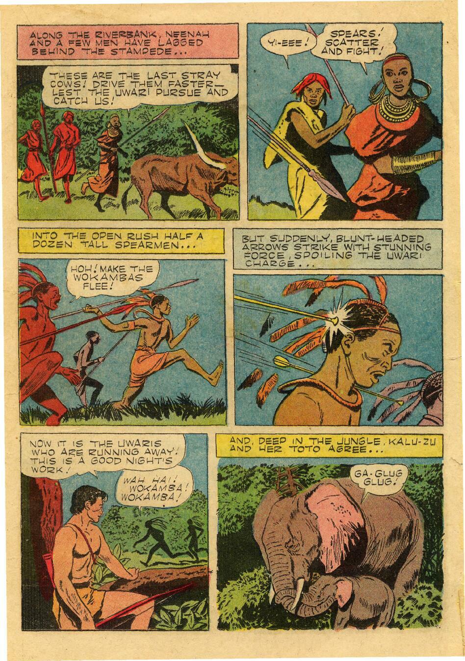 Read online Tarzan (1948) comic -  Issue #76 - 17