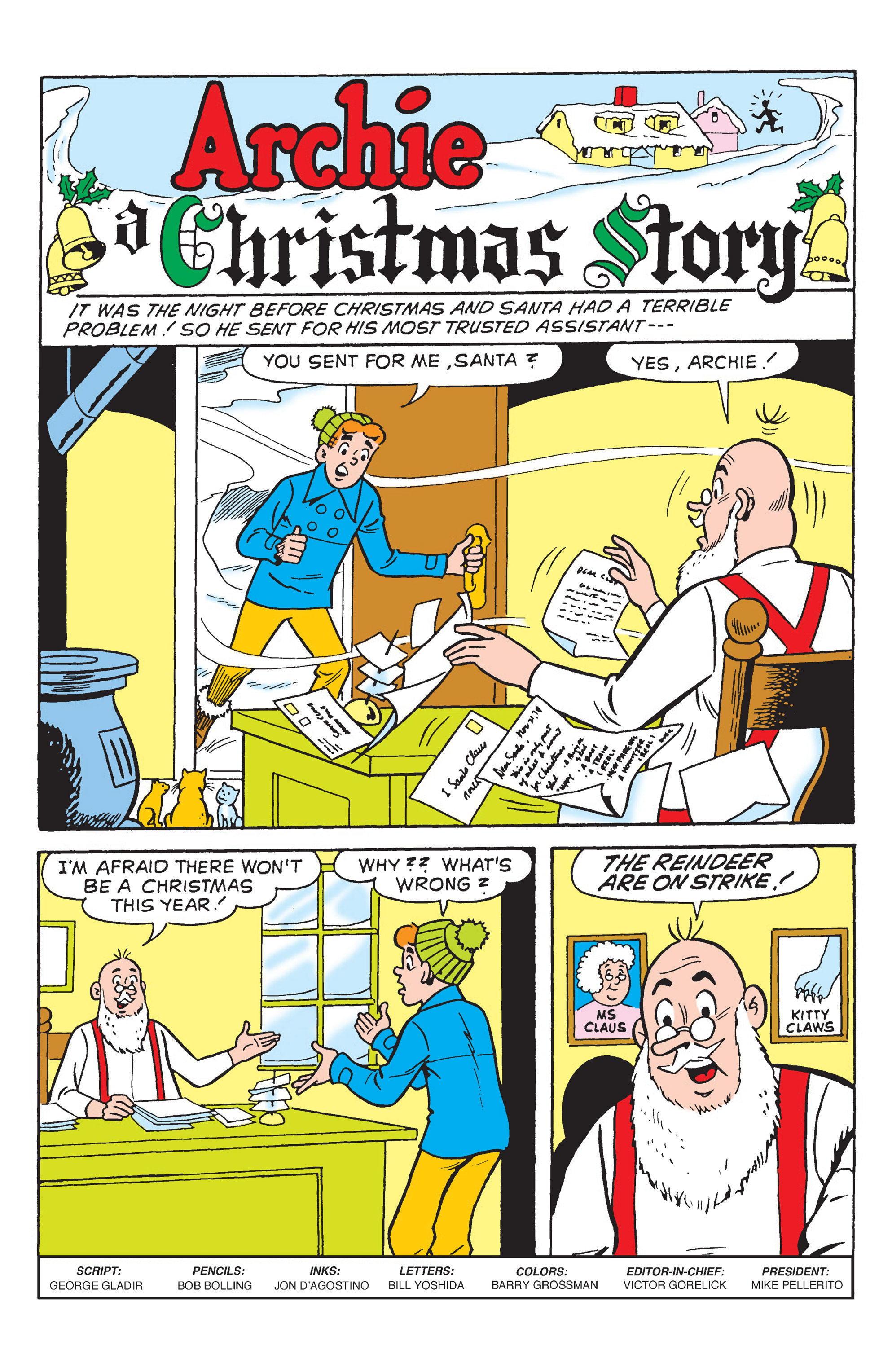 Read online Archie Meets Santa comic -  Issue # TPB - 3
