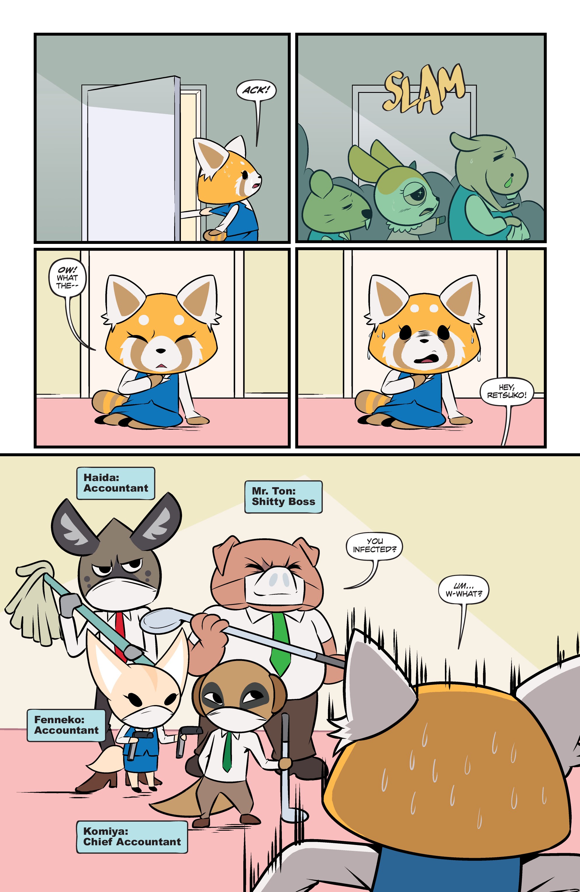 Read online Aggretsuko comic -  Issue #1 - 5